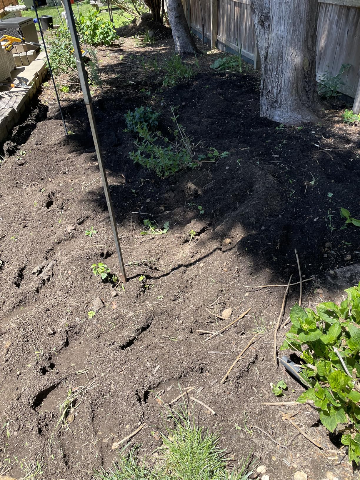 Alloyman 20V Cordless Tiller Cultivator, 360RPM Electric Garden Tiller, with 2 * 4.0Ah Batteries & Charger, 9In Tilling Width and 6.6In Depth Garden Rototiller customer photo 2