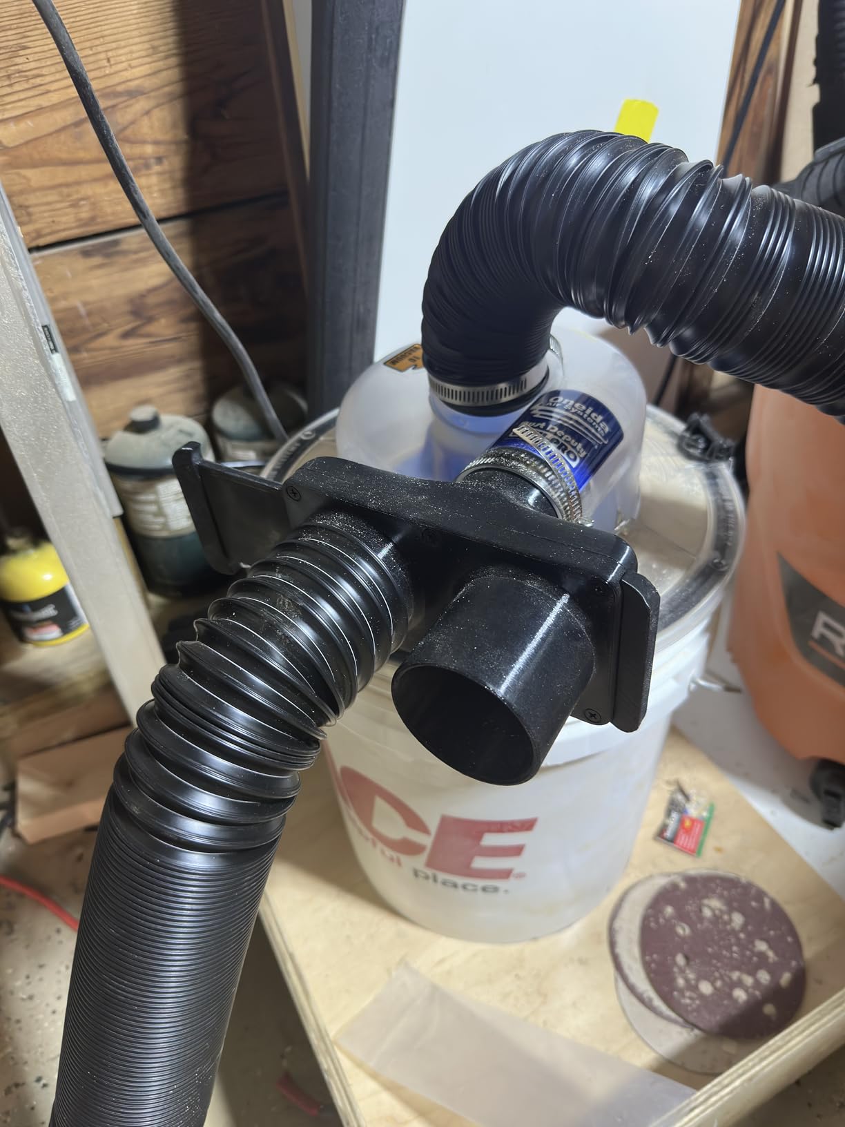 Dust Deputy Low-Pro Plus Cyclone Dust Separator - Engineered High Flow Wet/Dry Vacuum Kit customer photo 1