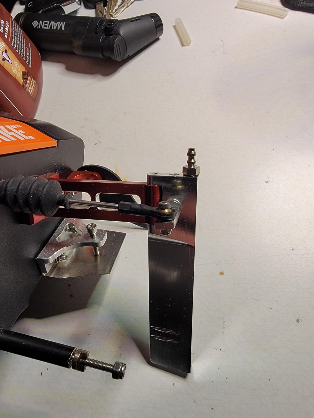 Aluminum Alloy RC Boat Rudder Compatible with UDI903 UDI005 UDIRC RC Boat Upgrade Parts customer photo 1