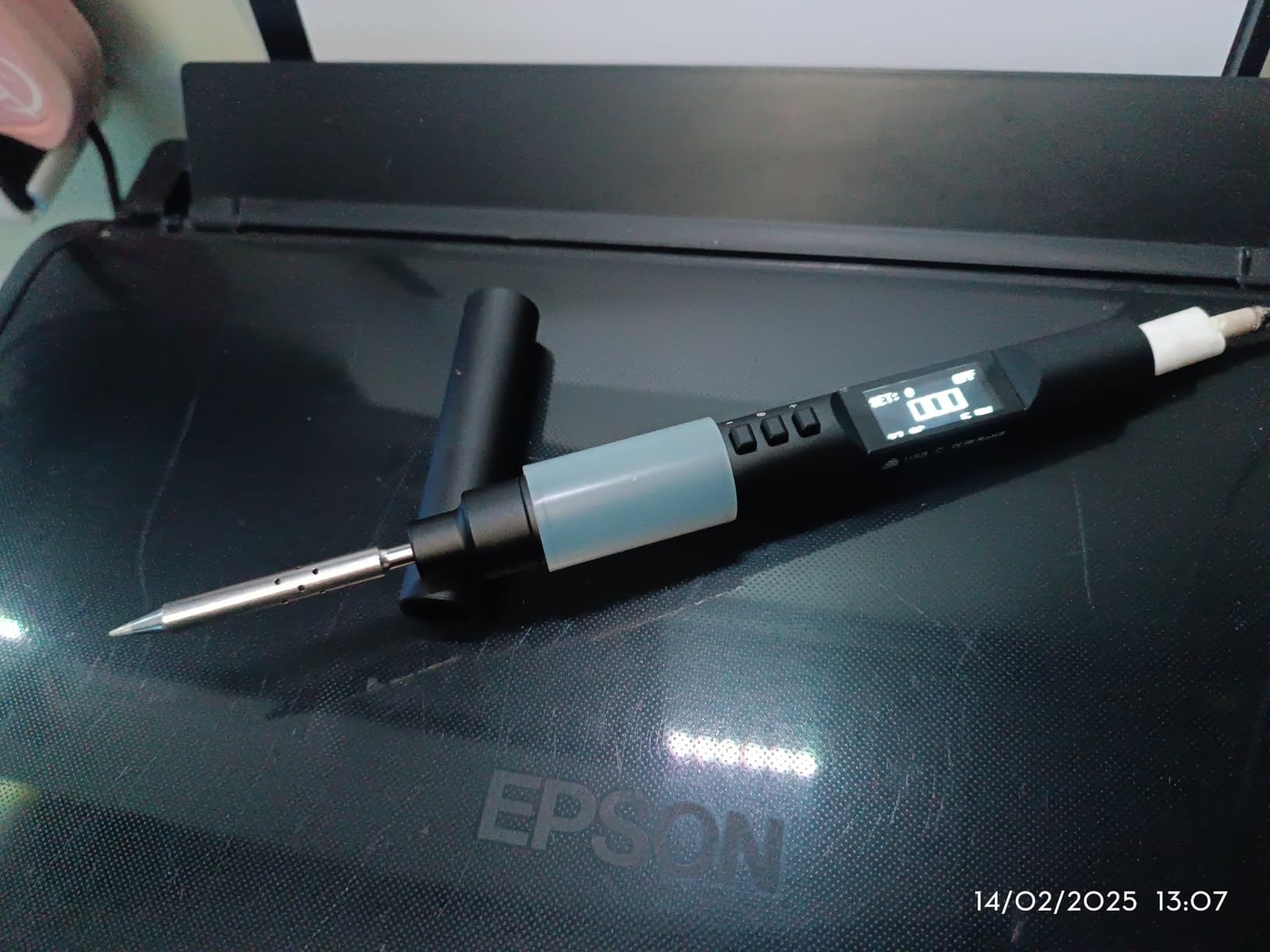 FEITA PTS200 Soldering Iron Kit for Electronics, 100W Mini Smart Digital Pencil Solder Iron Micro Tool Pen Boost Mode, With 3 Solder Tips,1 Solder Wire,1 Small Soldering Stand,1 Type-C Charger customer photo 2