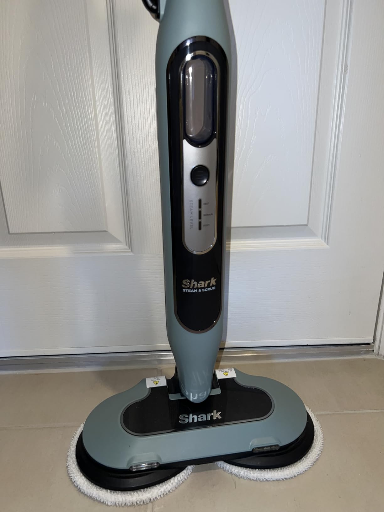 Shark Steam & Scrub Steam Mop, All-in-One Scrubbing and Sanitizing Hard Floor Cleaner, LED Headlights, S8001 customer photo 2