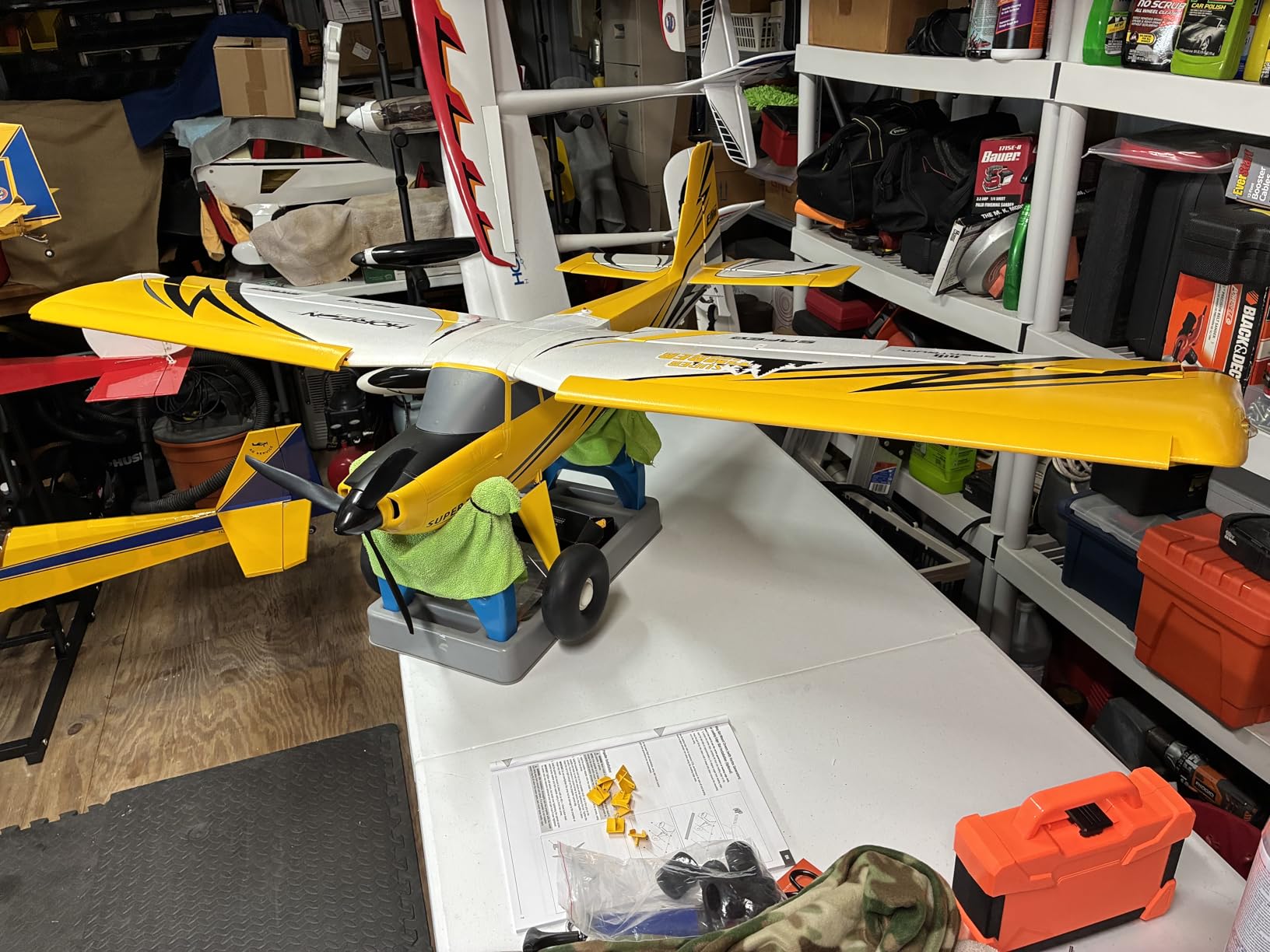 RC Airplane Super Timber 1.7m BNF Basic Transmitter Battery and Charger Not Included EFL02550 customer photo 1