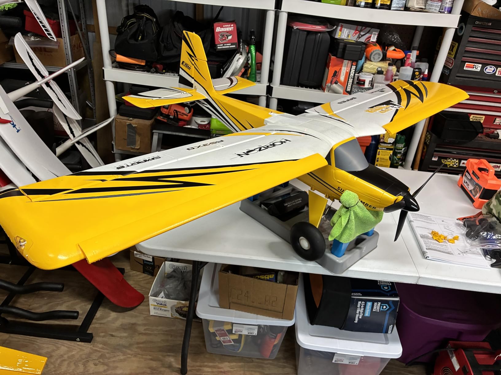RC Airplane Super Timber 1.7m BNF Basic Transmitter Battery and Charger Not Included EFL02550 customer photo 2