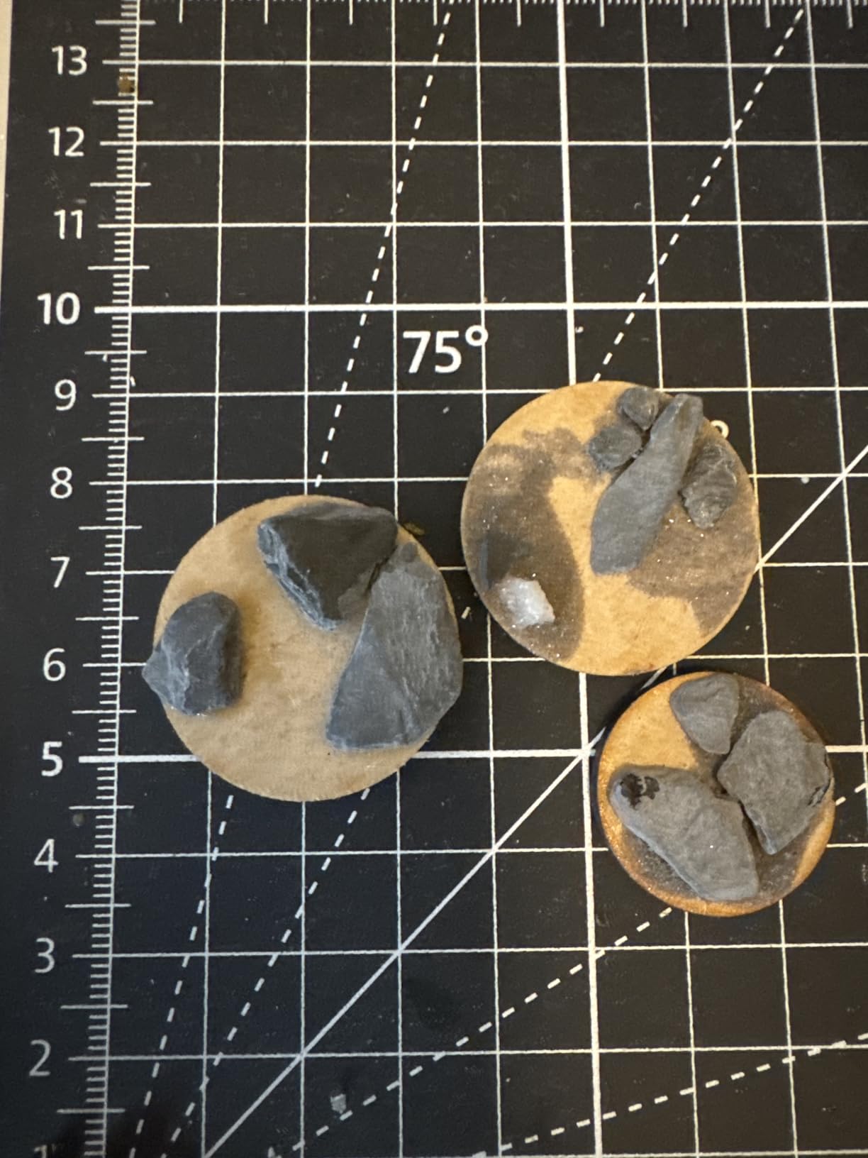 Natural Slate Stone Gravel 1/8 to 1/4 inch - USA Sourced and Packaged for Basing Models, Wargaming, Mosaic Stone Art, Crafts, Bonsai, Succulents, Miniature or Fairy Gardens, Aquariums (1lb) customer photo 1
