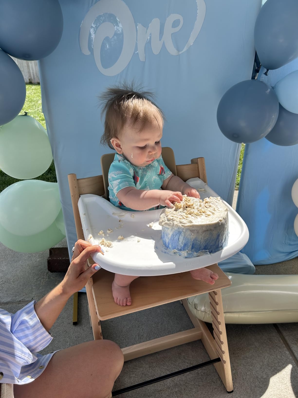 Stokke Tripp Trapp High Chair 2, Natural - Includes Chair + Baby Set with Removable Harness for Children 6-36 Months customer photo 1