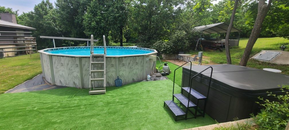 Destination Outdoor Hot Tub, 5-Person 59-Jet 80-Port 4-Pump Lounger Spa with Waterfall Arch and Bluetooth Stereo by Aqualife by Strong Spas customer photo 1