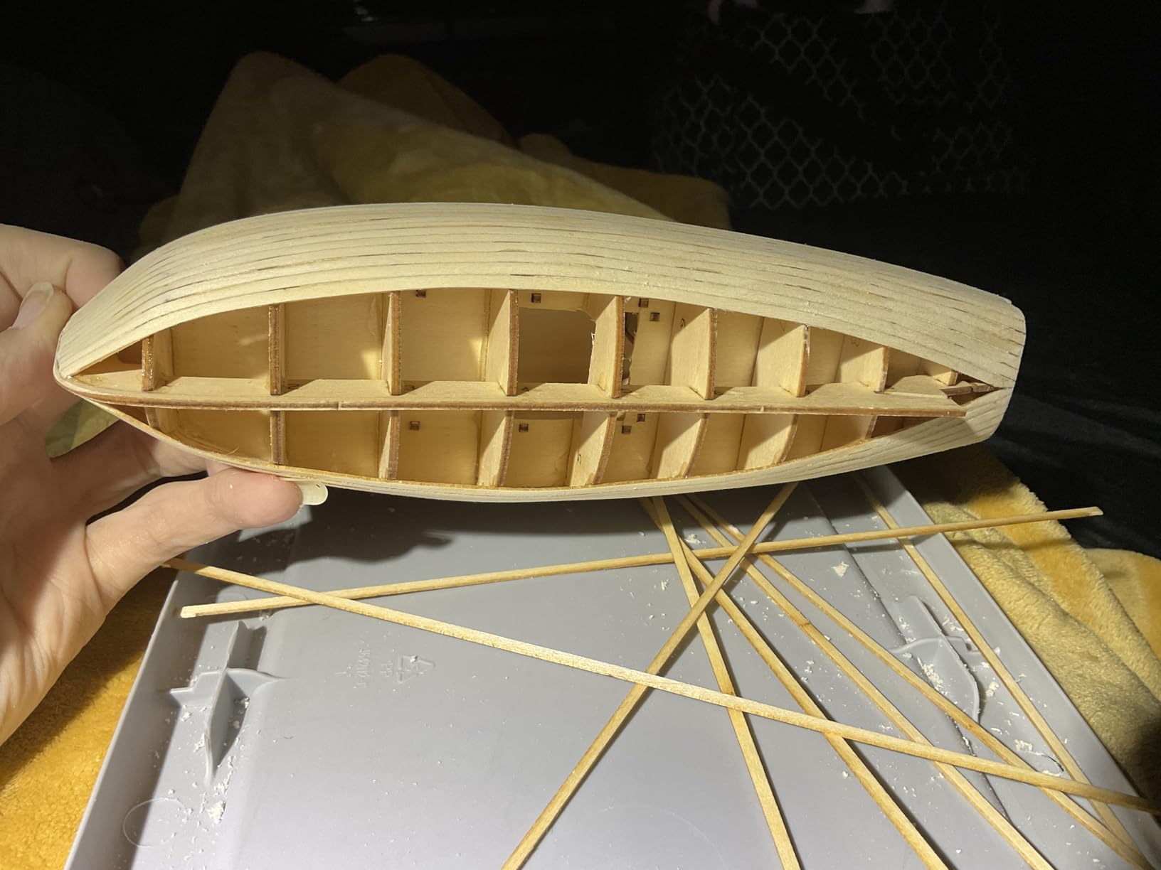 Wooden Ship Model Building Kits - Scale 1/66 Naxos Mediterranean Fishing Boat customer photo 2