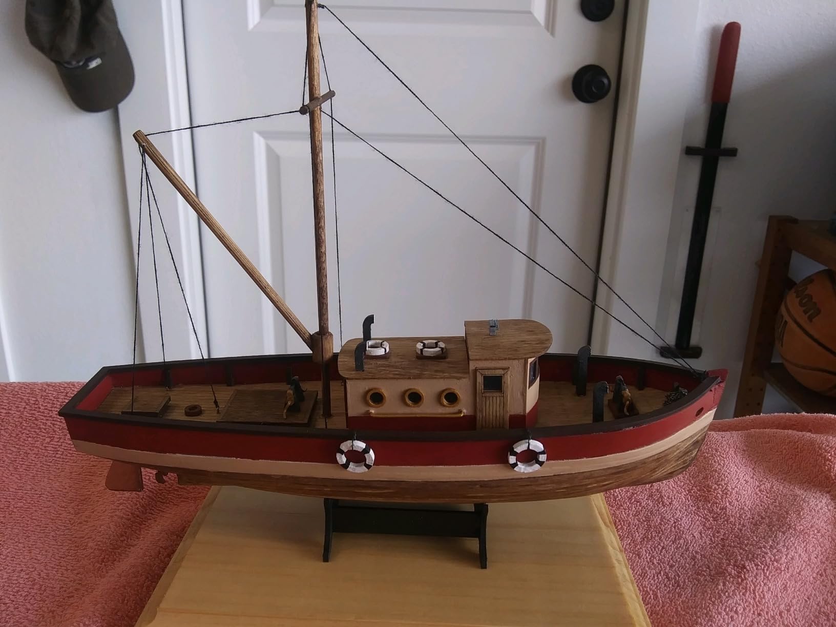 Wooden Ship Model Building Kits for Adult - NOXS Greece Small Fishing Boat customer photo 2
