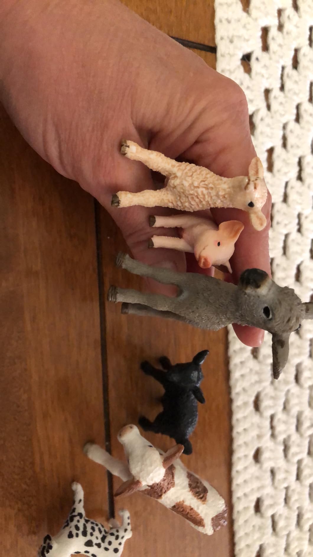 Schleich Farm World - 10PC Farm Animal Bundle with Chicken, Pig, Horse Figurines - Barnyard Starter Set with Baby Animal Figures - Durable Educational Toys for Imaginative Play - Kids Ages 3+ | 77585 customer photo 2