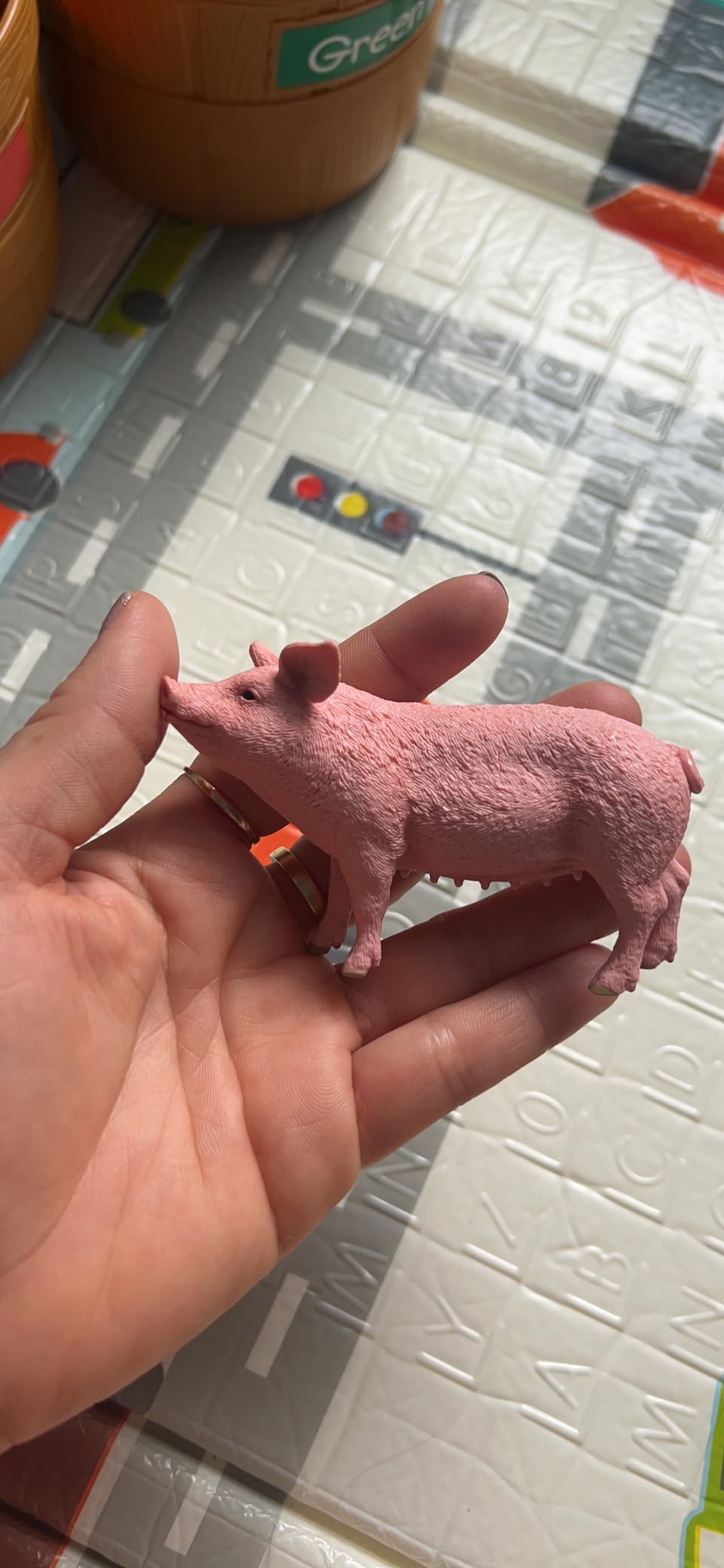 Schleich Farm World - 6PC Farm Animal Bundle with Sheep, Goat and Pig Figurines - Mom and Baby Barnyard Figures for Boys and Girls - Durable Baby Animal Toys for Toddlers and Kids Ages 3+ | 77584 customer photo 1