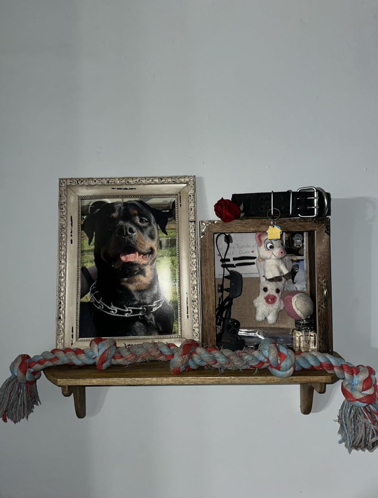 Shadow Box Frame 11x13, Depth 5in Shadow Boxes Display Cases, Rustic Burnt Wood, Vintage Metal Accents, Acrylic Door, Metal Handle and Latch, Linen Back customer photo 2