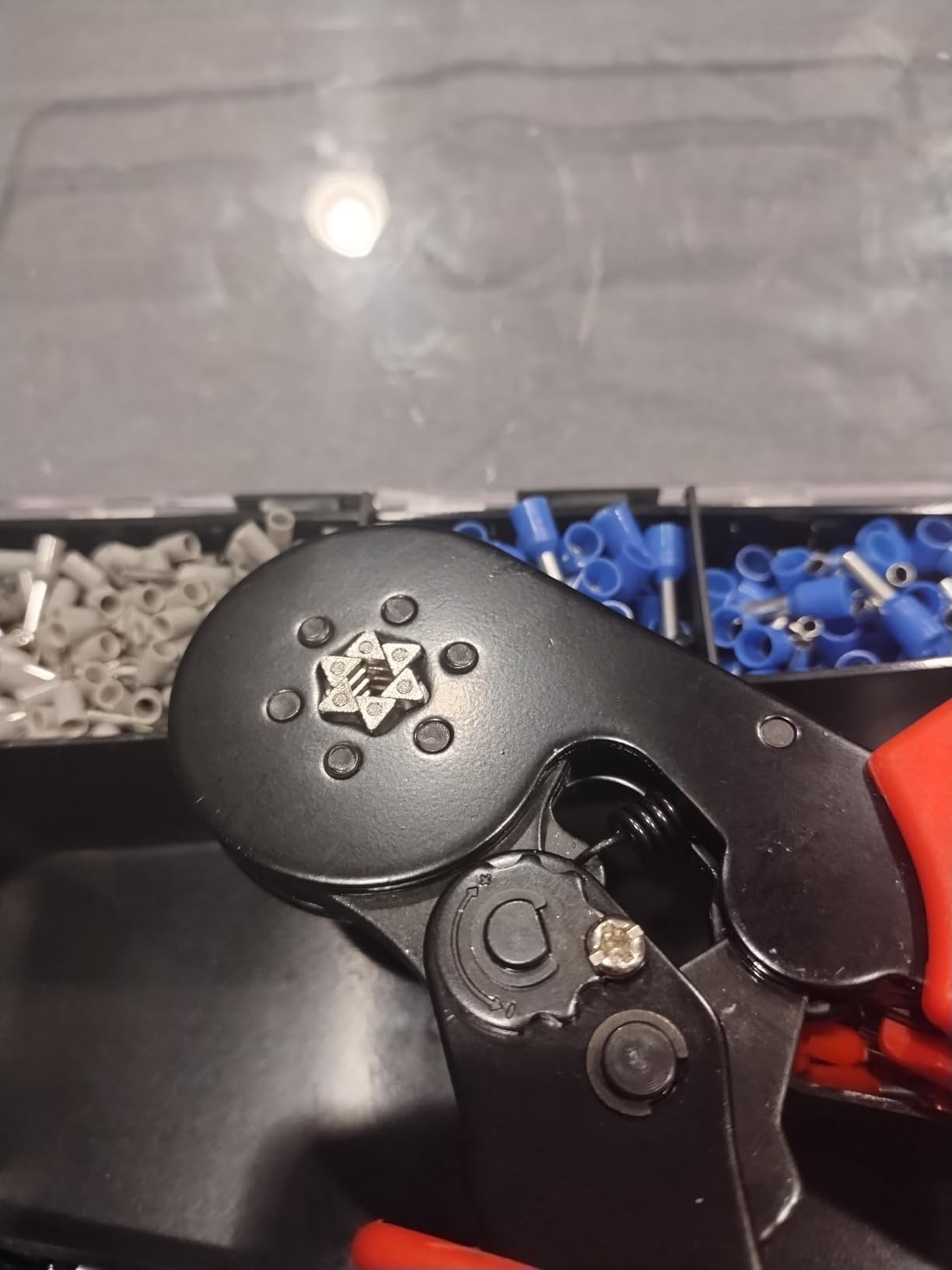 XHF 1700 PCS Ferrule Crimping Tool Kit with Hexagonal Ferrule Crimper Insulated Wire End Ferrules Terminals customer photo 1