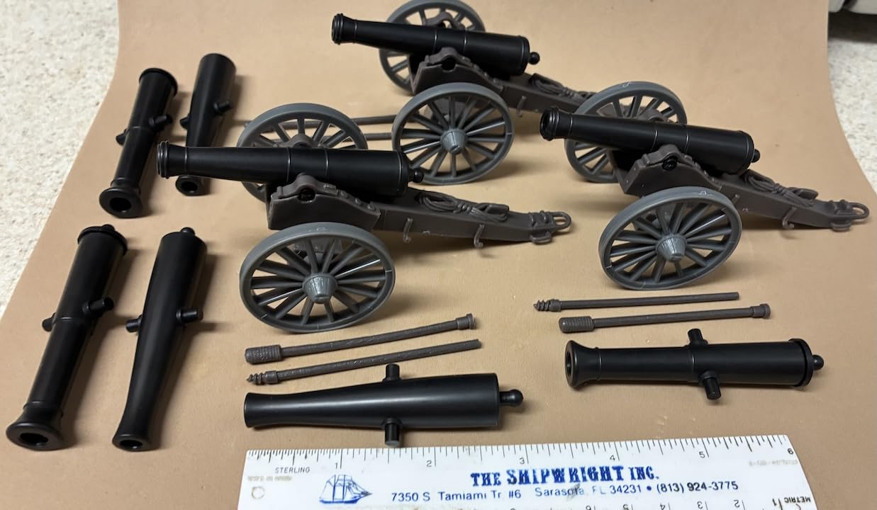 BMC CTS American Civil War 3 Cannon - Miniature Artillery 15pc Plastic Playset customer photo 1
