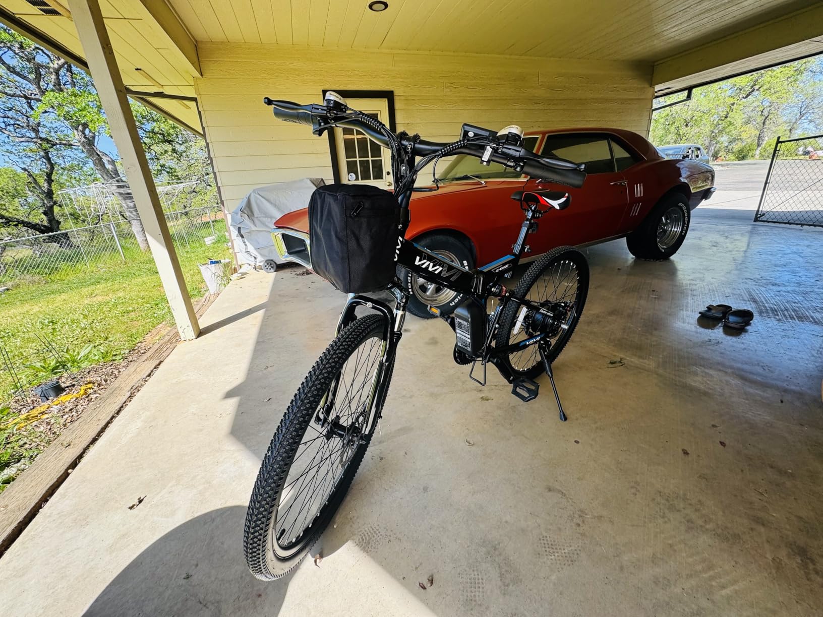 Vivi Electric Bike for Adults, 750W Rated Folding Electric Mountain Bike 26'' Commuter Ebike 20MPH Foldable Ebike with Battery, Dual Shock Absorber, UL2849 customer photo 1
