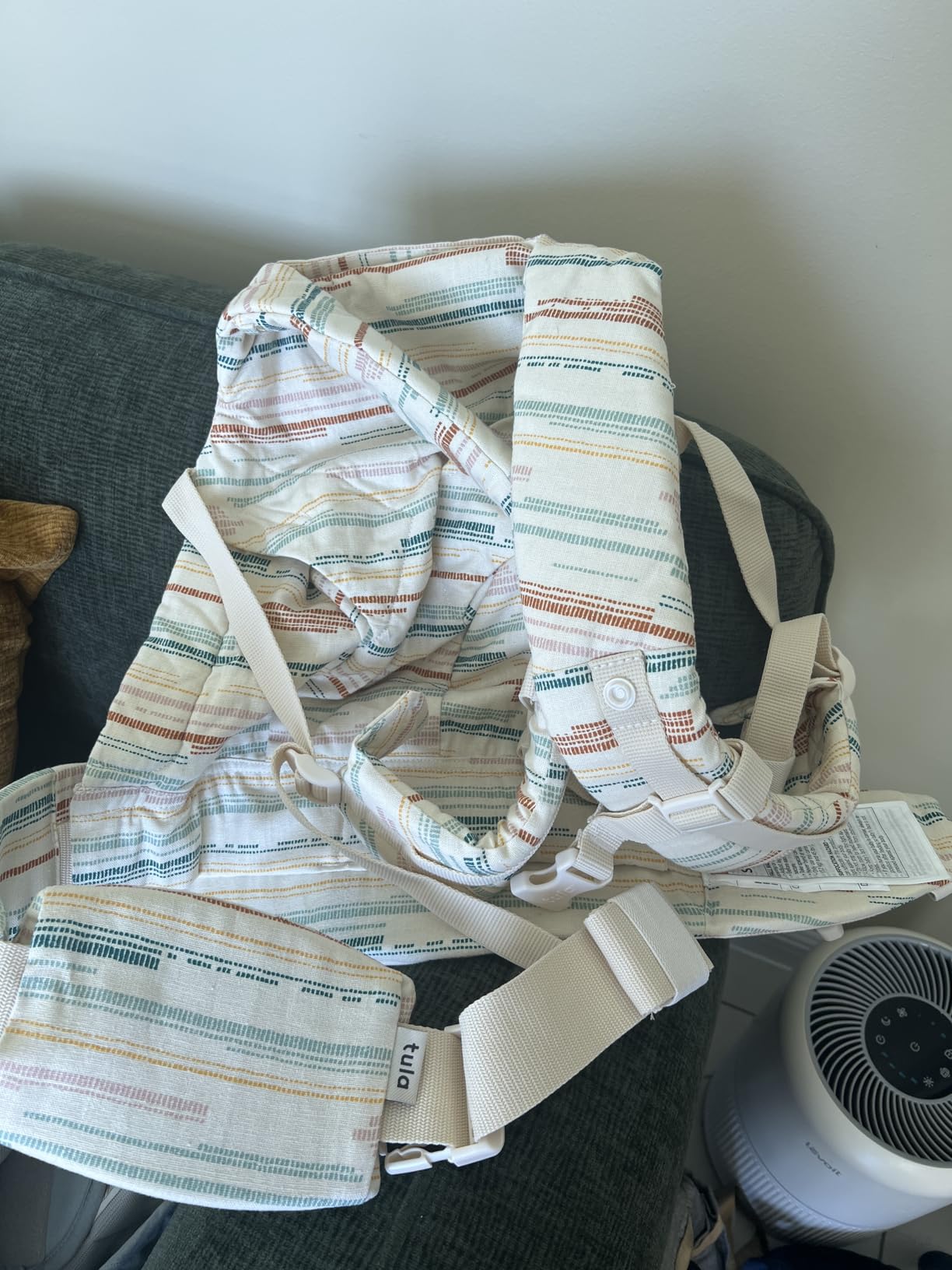 Baby Tula Explore Carriers - Breathable Baby Carrier Newborn to Toddler - Adjustable Toddler Carrier - Multiple Ergonomic Positions Front and Back - Ergonomic Fit for 7-45 lb - Mesh, Olivia customer photo 1