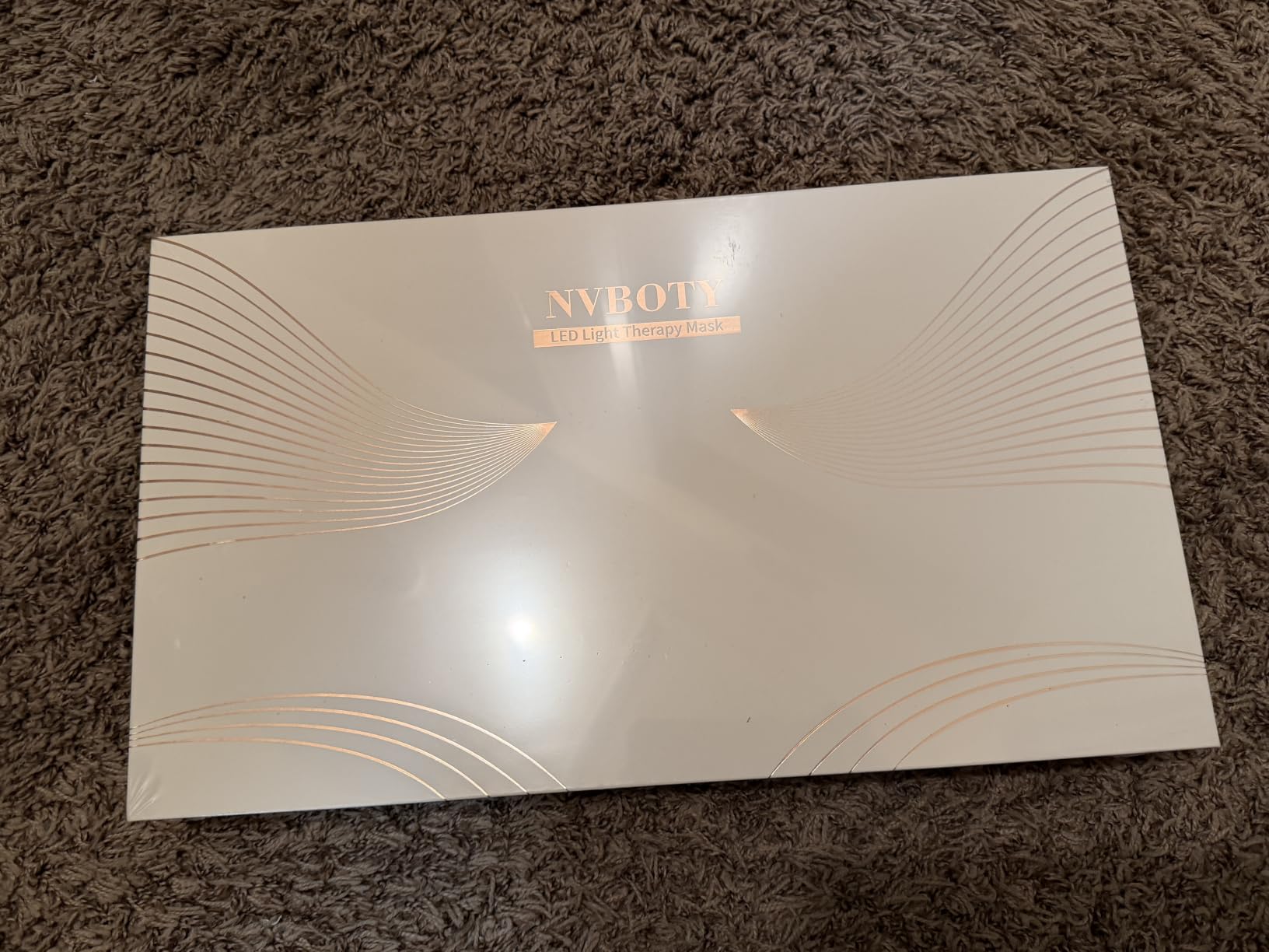 NVBOTY Red Light Therapy Mask, 4 Modes Portable Red Light Therapy for Face, 2000mAh Rechargeable Remote, Blue, Orange, 850NM Infrared & Red Light Mask, 400 LEDs, Timing Function, at Home & Travel customer photo 1