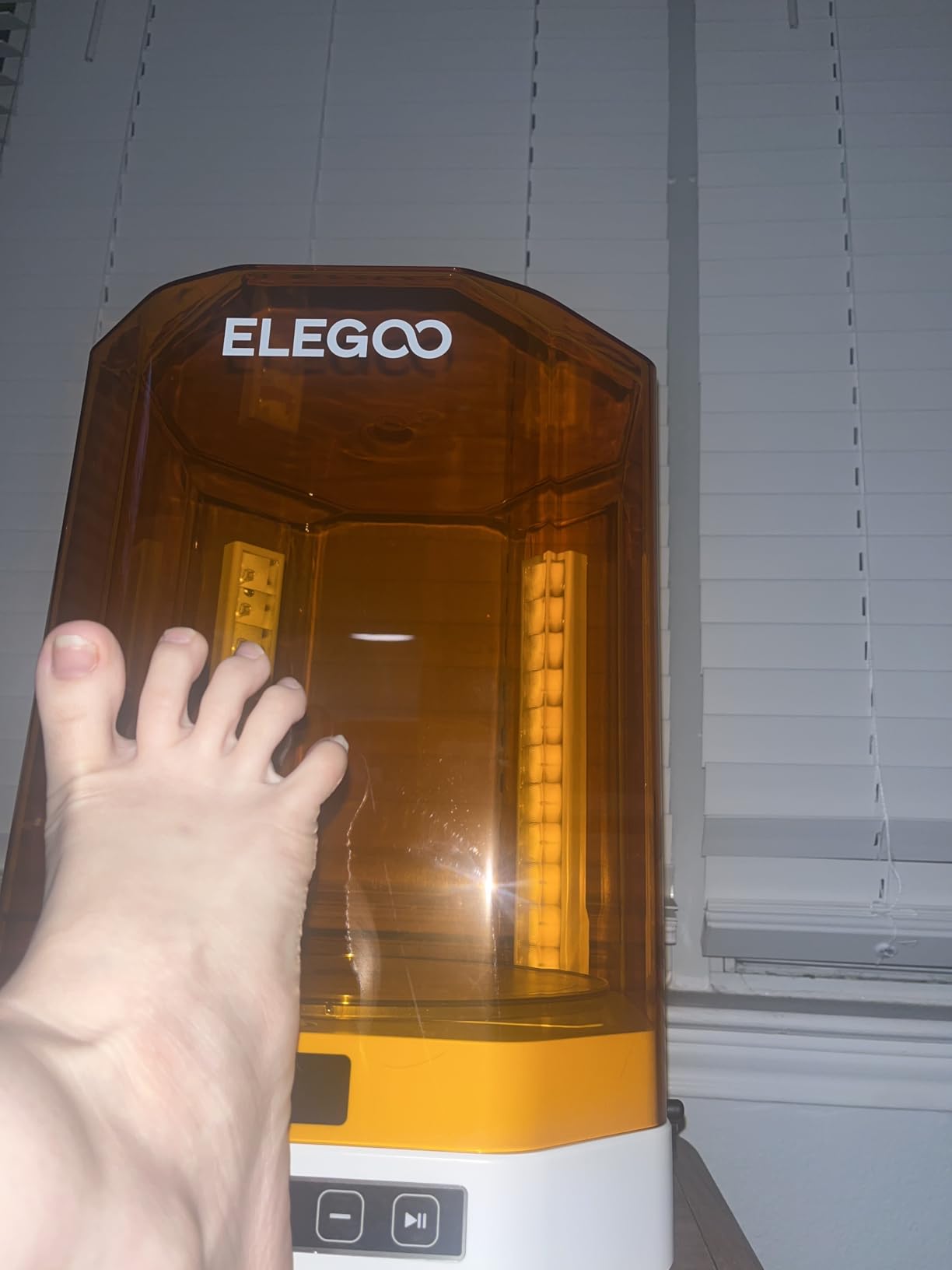 ELEGOO Mercury Plus 3.0 Larger Wash and Cure Station, Resin Curing Machine for LCD/SLA/DLP 3D Printing Models, Best for Saturn, Mars 3D Printer, Washing Size of 230 * 135 * 260mmm customer photo 1