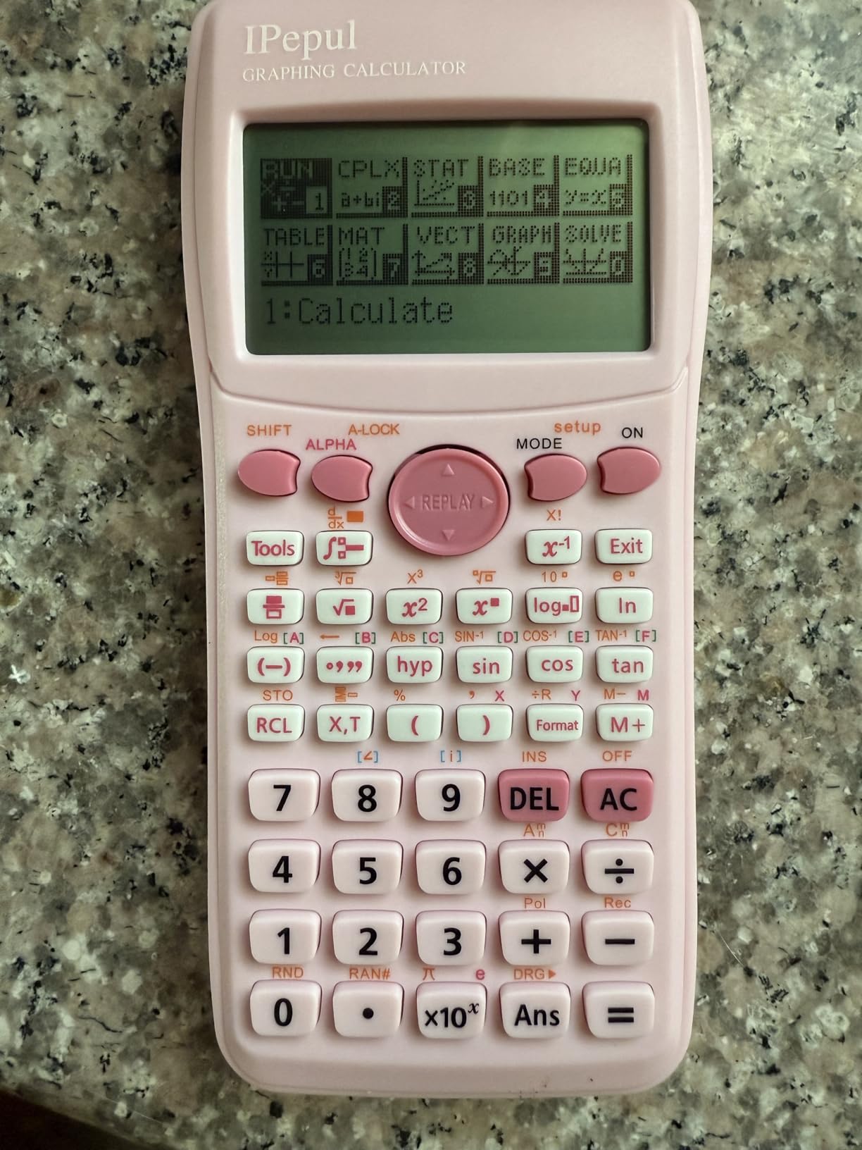 Graphing Calculator, IPepul Scientific Calculators 10 Modes / 4 Graphing Functions, Desktop Math Calculator for College Students, School Supplies for Middle High School Teachers Office customer photo 1