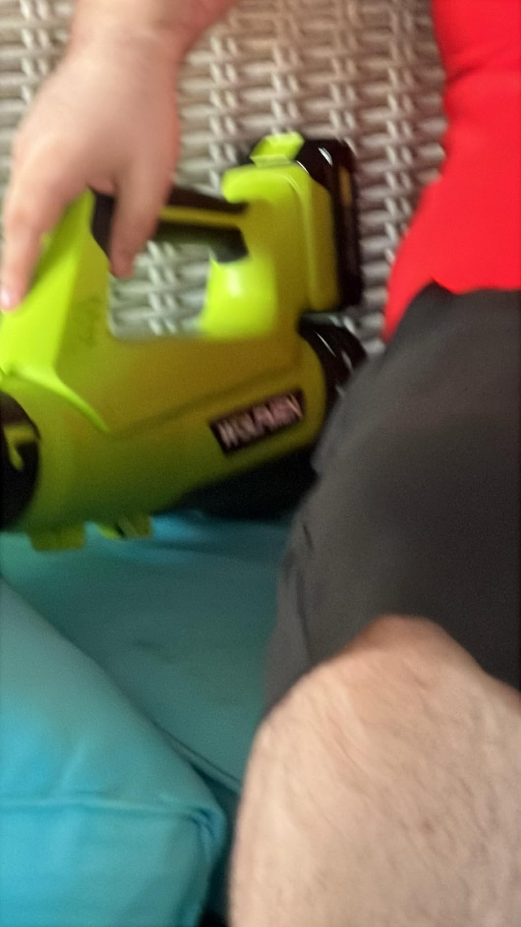 Leaf Blower, Electric Cordless Leaf Blower with 2 Batteries and Charger, 2 Speed Mode, Lightweight customer photo 2