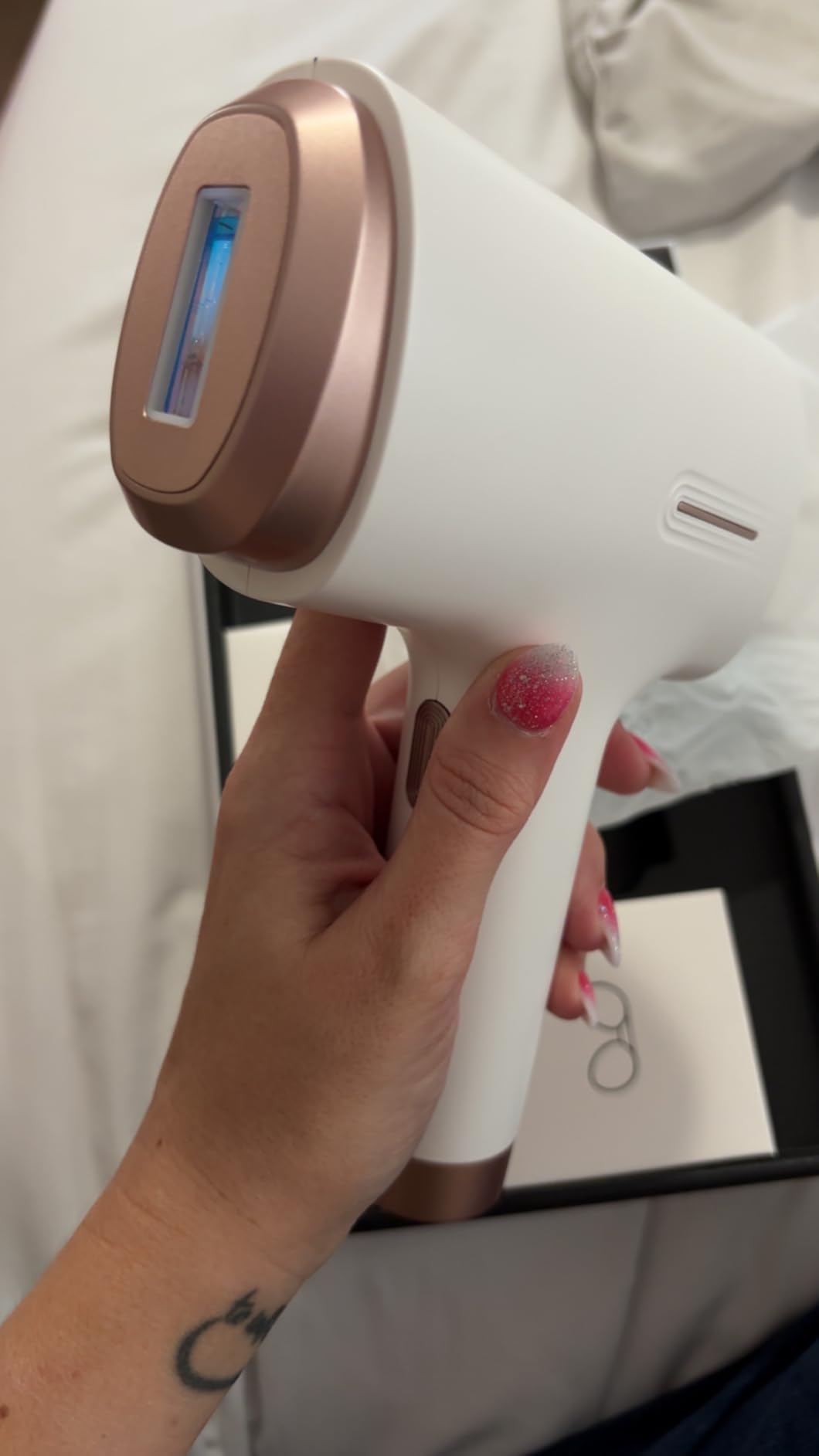 Ubroo IPL Laser Hair Removal Device, 21J Energy, 96% Hair Reduction, 41°F Ice Cooling for Women & Men, Face Bikini Underarm, Safe & Painless, At-Home Professional Results customer photo 2