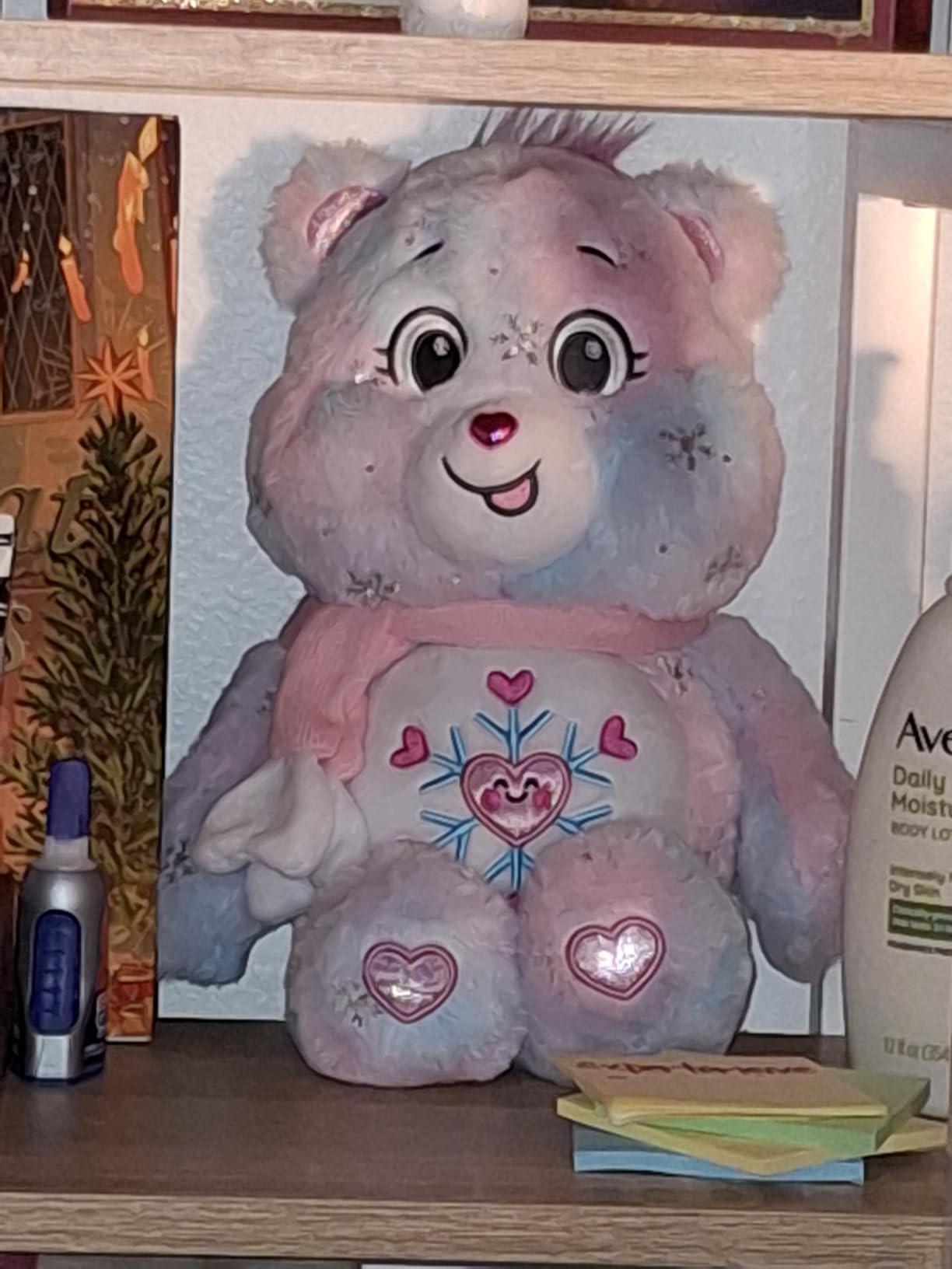 Care Bears - Collector Edition 14-Inch Snowflake Sparkle Bear - Medium Size Plush - Soft, Huggable Plushie, Stuffed Animal for Girls and Boys, Ages 4+ - Amazon Exclusive customer photo 1