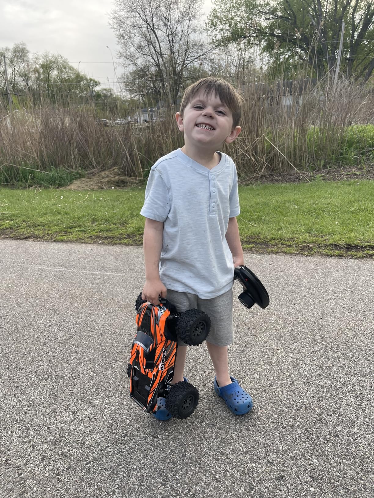 TRA107154-1-ORNG Mini Maxx BL-2s 30+ MPH RTR Monster Truck Orange Battery and Charger included customer photo 1