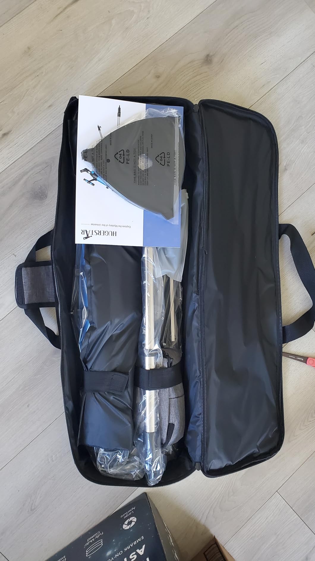 Dianfan Telescope, 90mm Aperture 800mm Telescopes for Adults Astronomy, Portable Professional Refractor Telescope for Beginners, with Stainless Tripod & Phone Adapter, Carry Bag customer photo 1