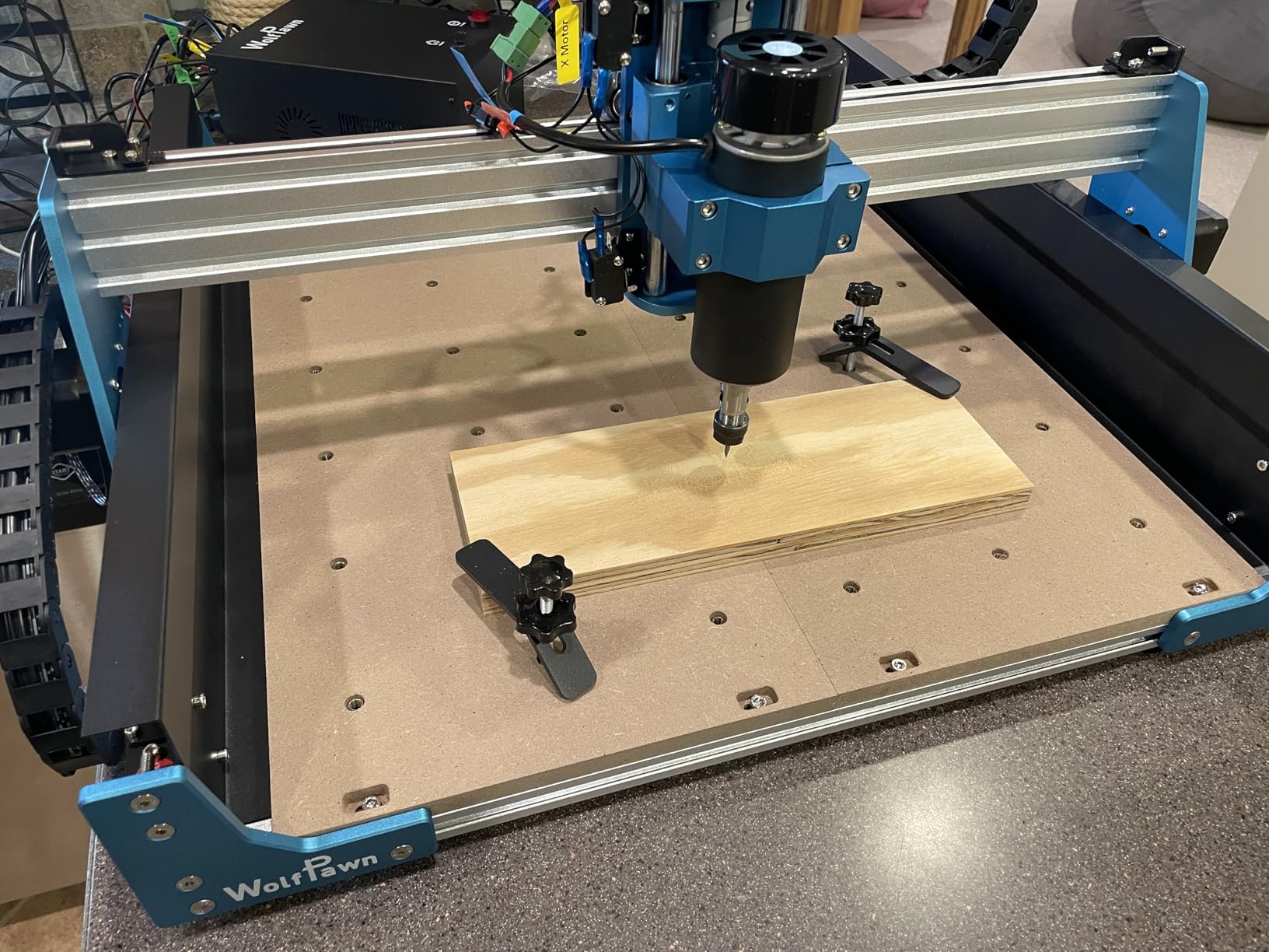 CNC Router Machine Desktop CNC 3 Axis, CNC Milling Machine for Metal Wood Acrylic, GRBL Control Engraving Machine with 500W Spindle, Machine Woodworking Industrial Application (4040 PRO) customer photo 2