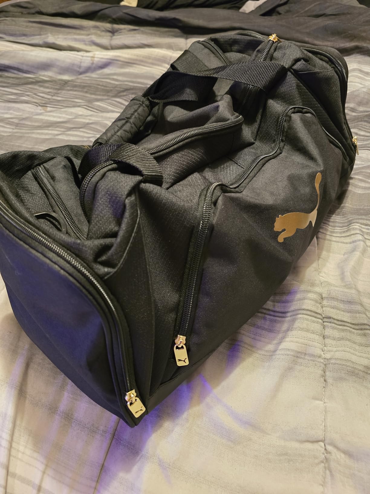 PUMA Accelerator Duffel Bag, Blue, OS customer photo 1