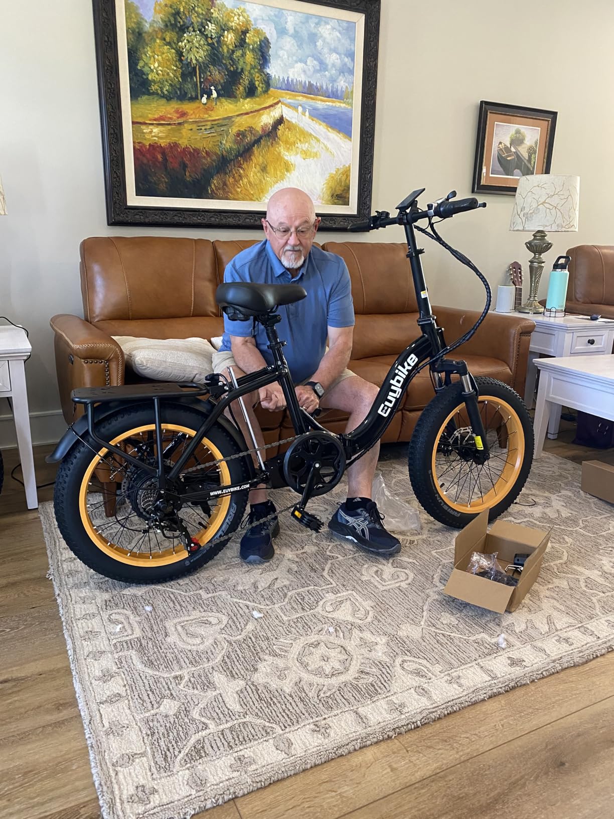 1000W Folding Electric Bike,48V 20AH Removable Battery E Bike,80 Miles Max Range Electric Bike for Adults,20