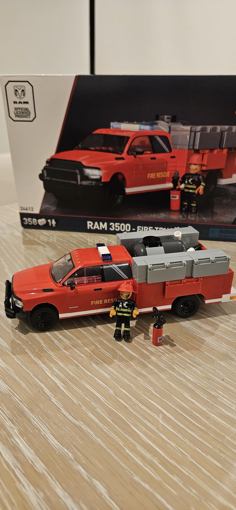 COBI Dodge RAM 3500 Fire Truck Building Set, 358 Pieces customer photo 2