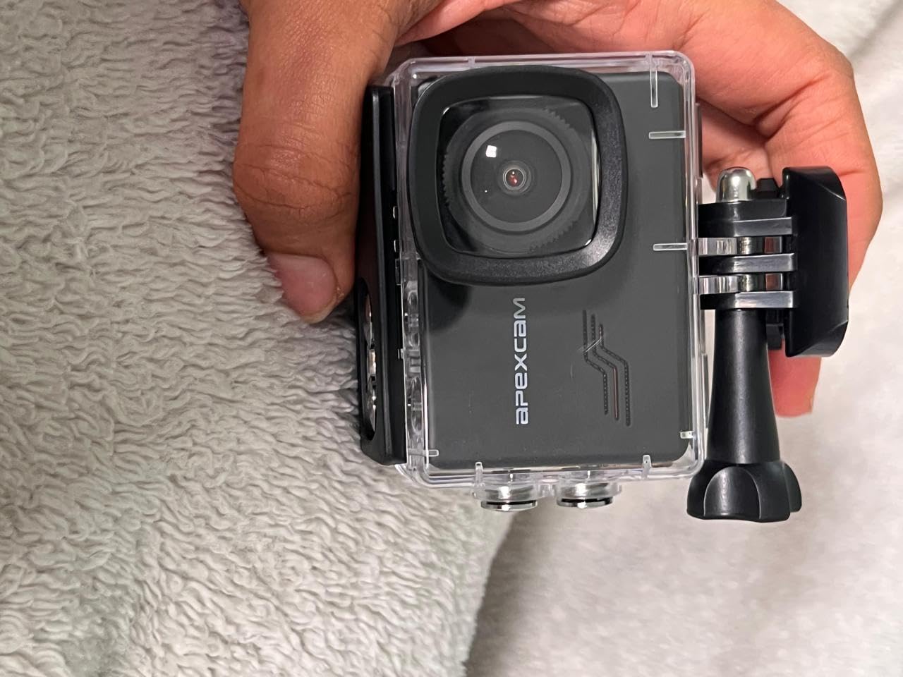 Apexcam M80 Action Camera 4K 60FPS with 128GB Card, 64MP Sports Camera Helmet for Vlogging, 131FT Waterproof Camera Underwater,WiFi Camcorder, 8X Zoom, Remote Control, Mount Accessories customer photo 1