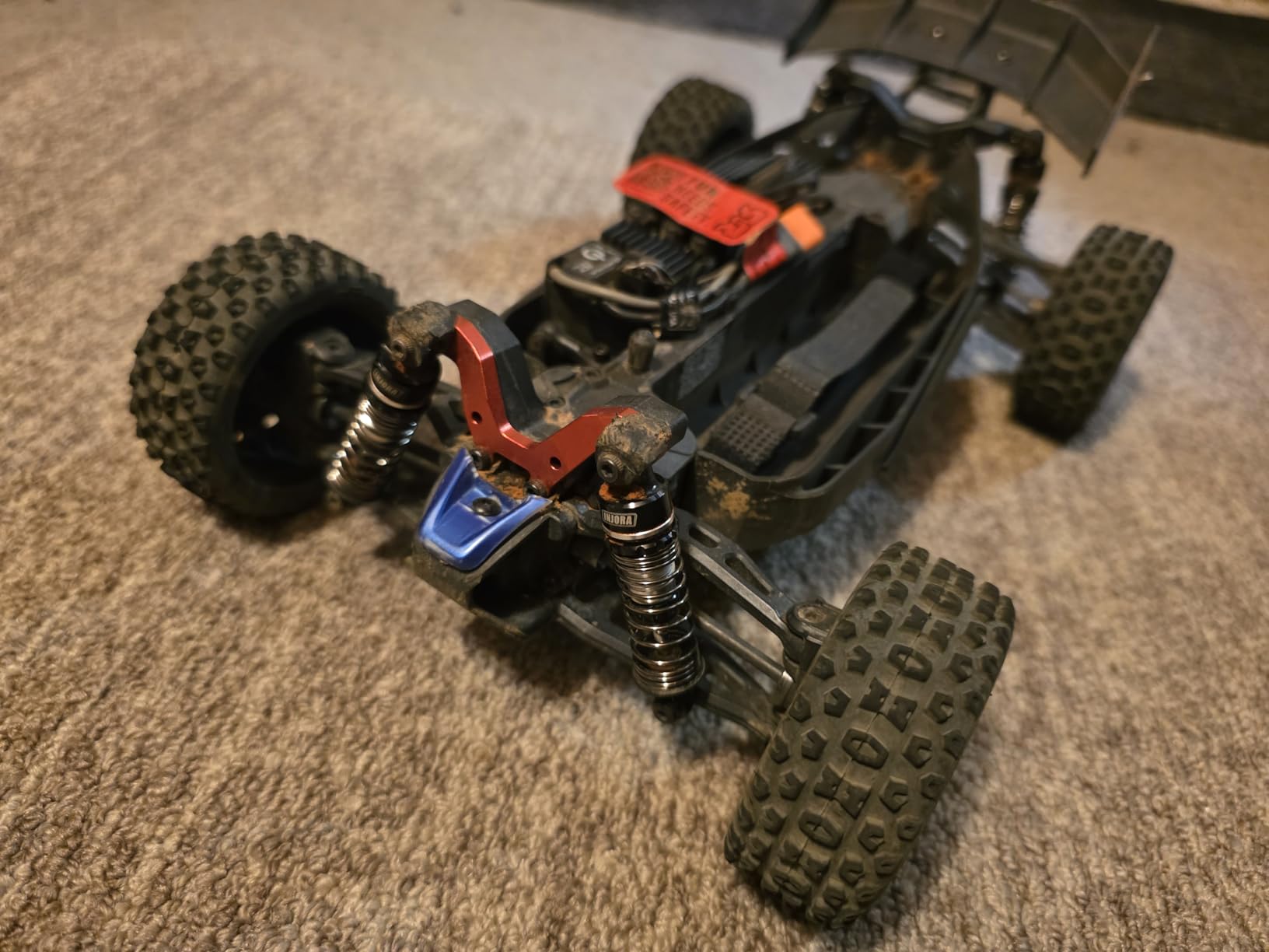 INJORA 59mm Aluminum Oil Shocks for ARRMA MOJAVE TYPHON GRANITE GROM customer photo 1