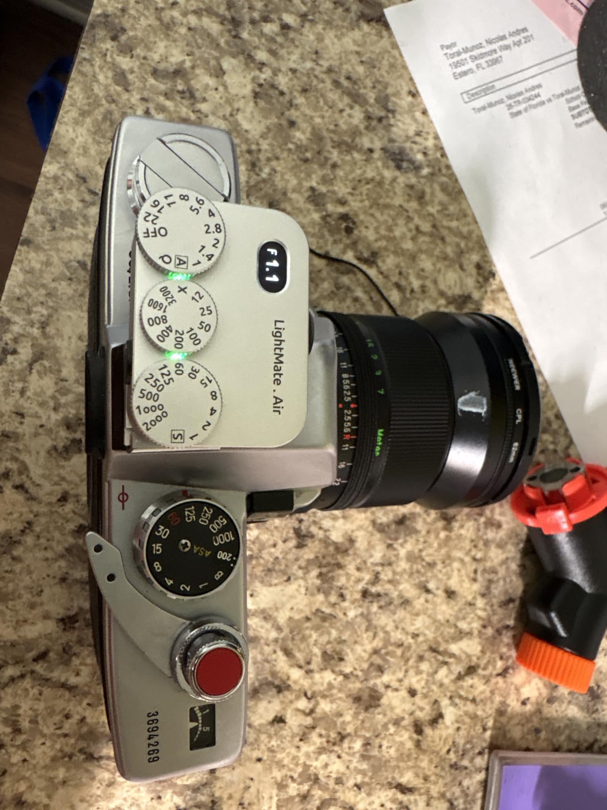 LightMate AirPro Light Meter Photography, 35 Wide-Angle Reflective Digital Exposure Meter, Rechargeable 20H Battery Life customer photo 2