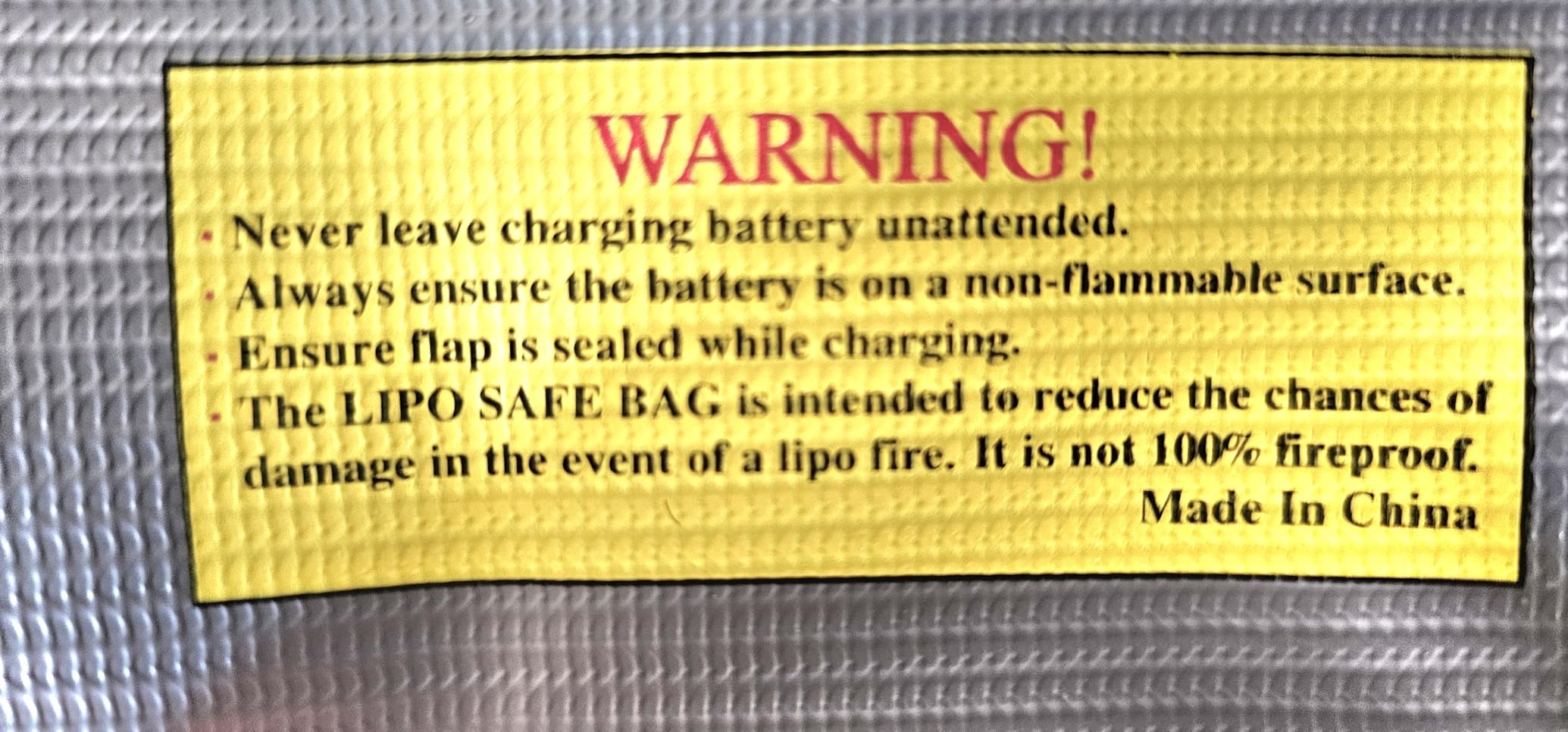 PAWBOSE Lipo Safe Bag, Fireproof Explosion-Proof Lipo Battery Bag for Safe Charging and Storage, 2 Packs(black) customer photo 1