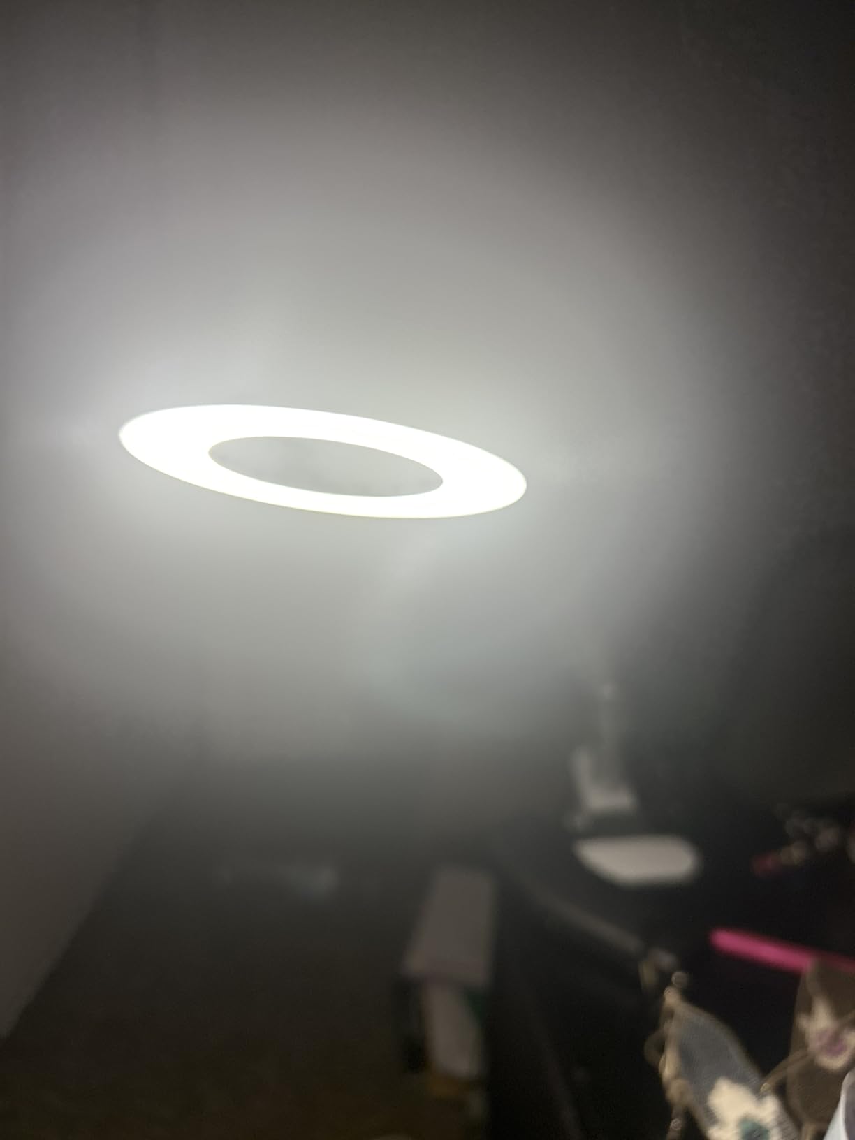 10X Magnifying Glass with Light, 5 Colors+10 Brightness Reading Lamp, 58 LED Magnifier with Light, 750 Lumen Lighted Magnifying Glass for Reading, Clip on Lamp for Desk/Bed/Work/Nail customer photo 2