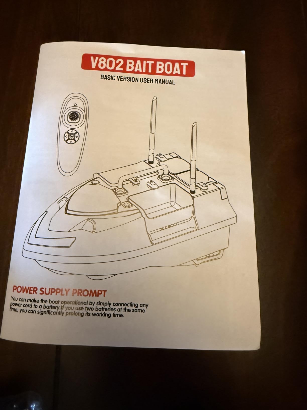 RC Bait Boat for Fishing with 4 Bait Containers, Line Drop, Cruise Control, Dual 5200mAh Batteries, LED Lights, Hook Release & Carry Bag (Black) customer photo 2