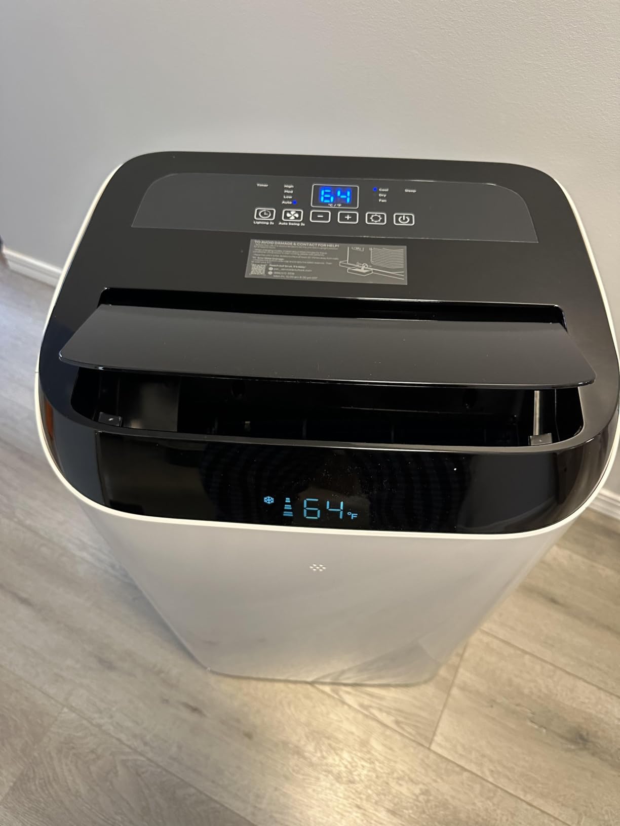 14,000 BTU Portable Air Conditioner Cools Up to 700 Sq.Ft, 3-IN-1 Energy Efficient Portable AC Unit with Remote Control & Installation Kits for Large Room, Campervan, Office, Temporary Space customer photo 1