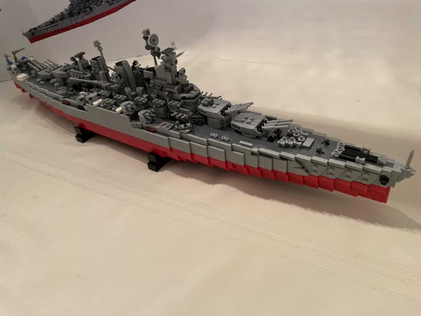 WWII Aircraft Carrier Intrepid Building Blocks Set, World War II Series Military Battleship Block Model, WWII MOC Navy Ship Gift and Collection for Adults (12569PCS) customer photo 1