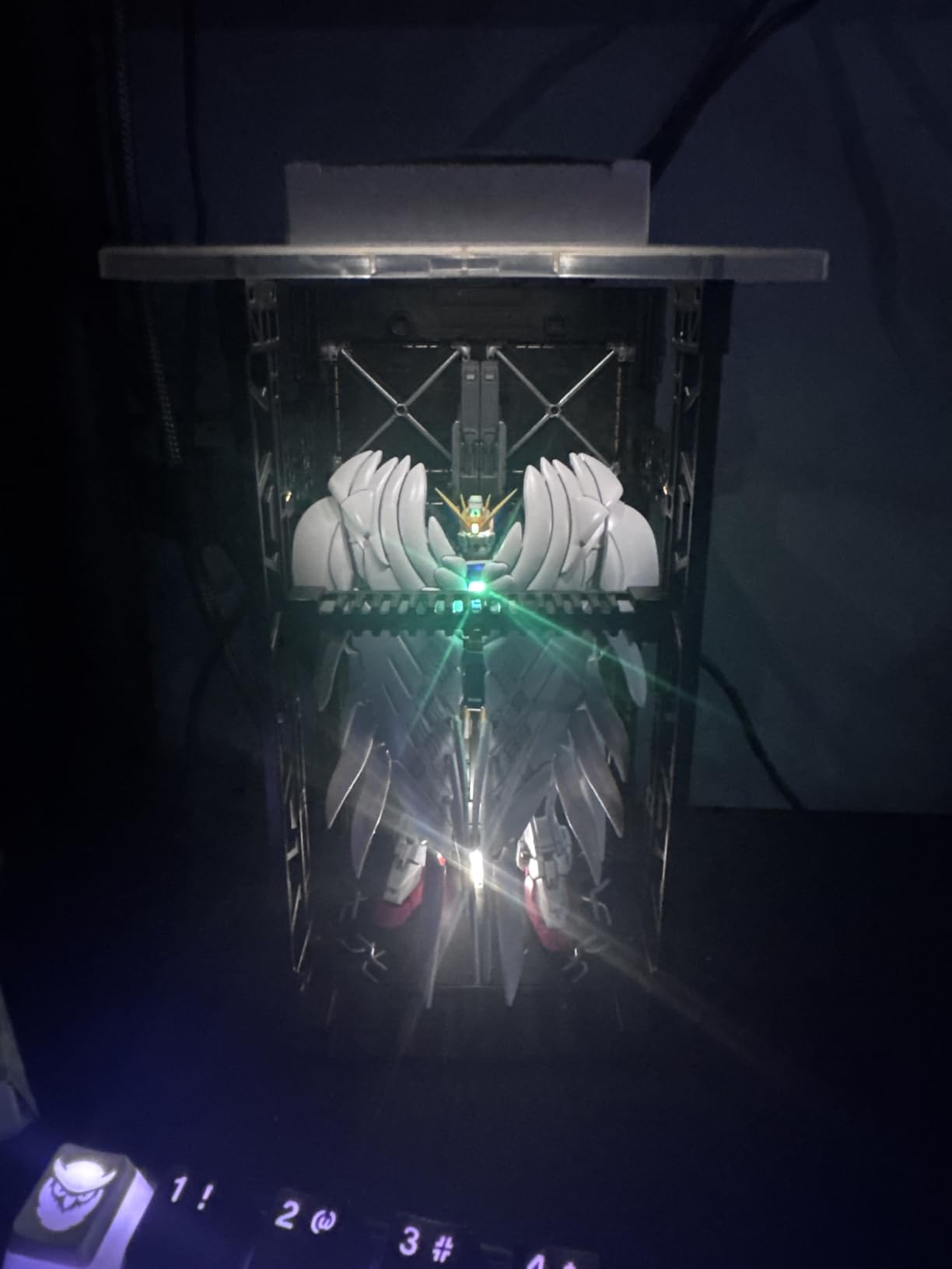 Magnetic Field Sensing LED Light Beads, for Gundam Model PG MG RG HG MGSD, for Lego Building Blocks, for Bandai (Green x 10 Light Beads, T3) customer photo 2