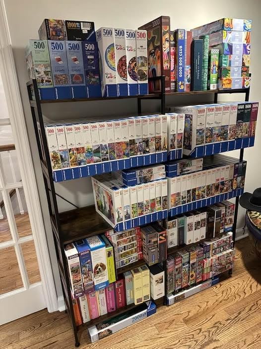 Huuger 5 Tier Bookshelf, Display Bookshelf with 10 Open Shelves and Raised Baffle, 47.2 Inch Straight Wide Bookcase with Metal Frame customer photo 1