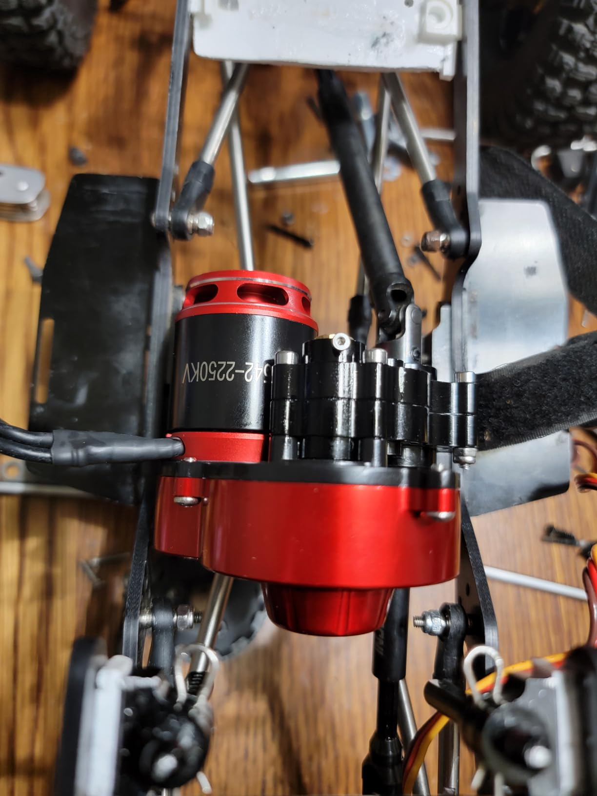 AM32 80A RC Brushless Motor ESC Combo 3542-1850KV Outrunner Brushless Motor and ESC with USB Linker Sensorless RC ESC Motor Kit for 1/8 1/10 SCX10 TRX-4 Crawler customer photo 1