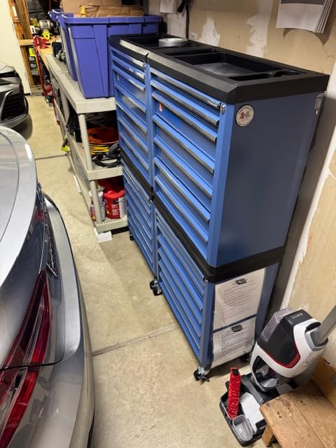 LARBANKE 7-Drawer Rolling Tool Chest with Lock & Keys and Swivel Casters, Tool Chest with Multi-Sizes Drawers and Multifunctional Countertop, Special Connect Rods for Connection with 5-Drawer Tool Cabinet customer photo 2