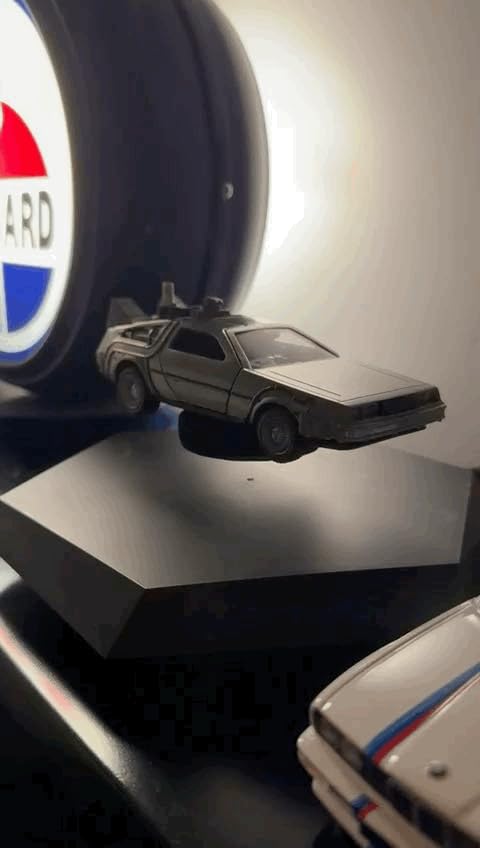 Levitating Display Stand, Magnetic Levitation for Collectibles and Model Cars, Floating Display for Toys and Figures, Hovering Platform, Maglev Rotating Levitator and Holder customer photo 1