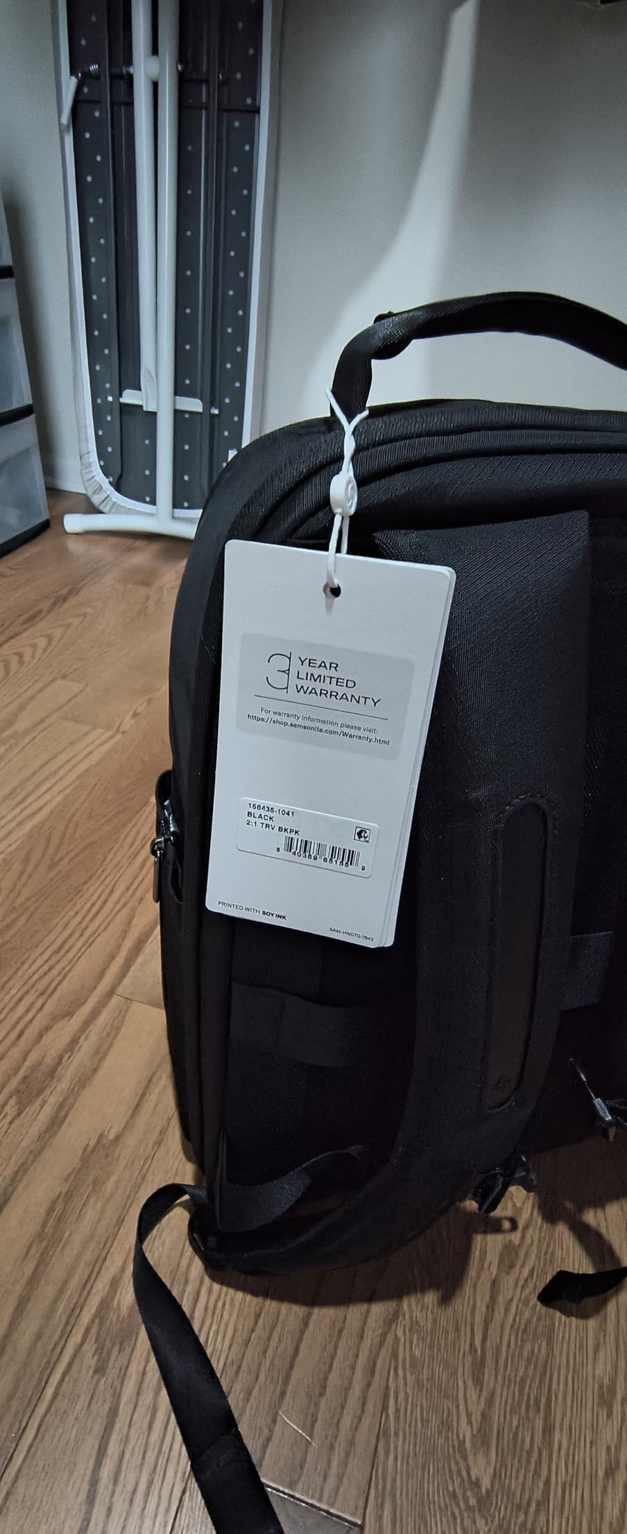 Samsonite Paralux 2-in-1 Travel Backpack, Converts into Main Bag + Go Bag, Lay-Flat Packing, StackIt Strap, Laptop Sleeve & Integrated AirTag Holder customer photo 2