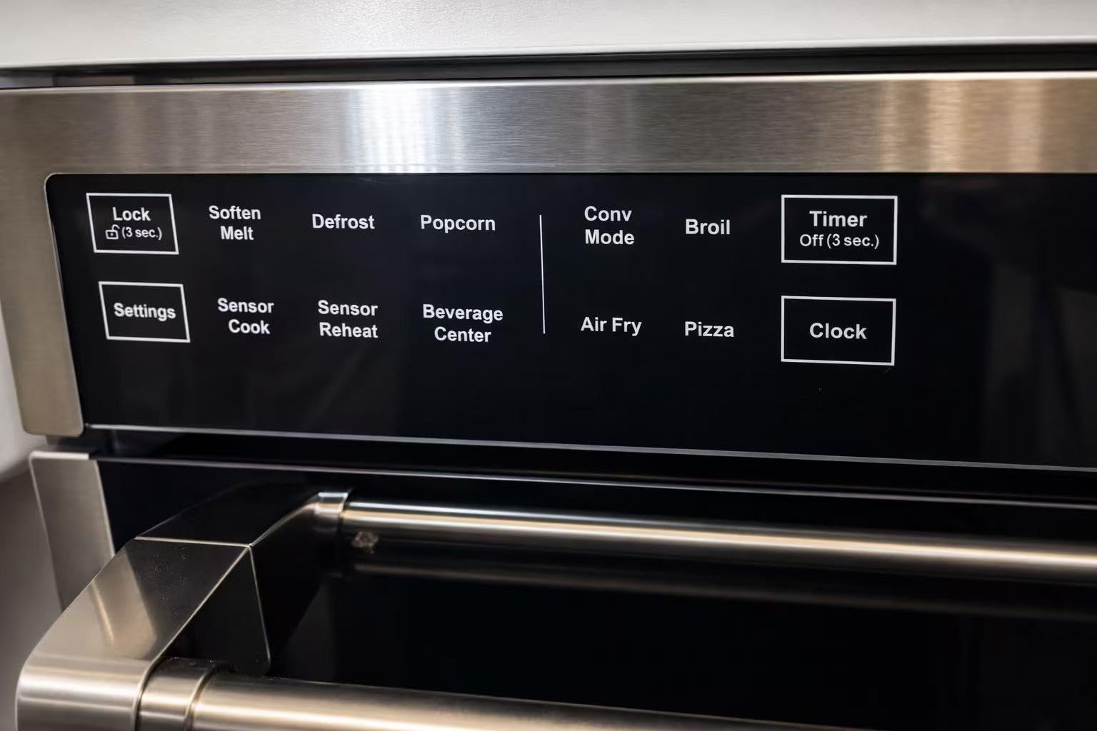 AAOBOSI 24 Inch Built-in Microwave Oven, 1.6 Cu.Ft Wall Microwave Convection Ovens Air Fryer Combos, 1000Watt Power Sensor & Auto Cook, 10 Cooking Modes, Drop Down Door, Stainless Steel customer photo 2