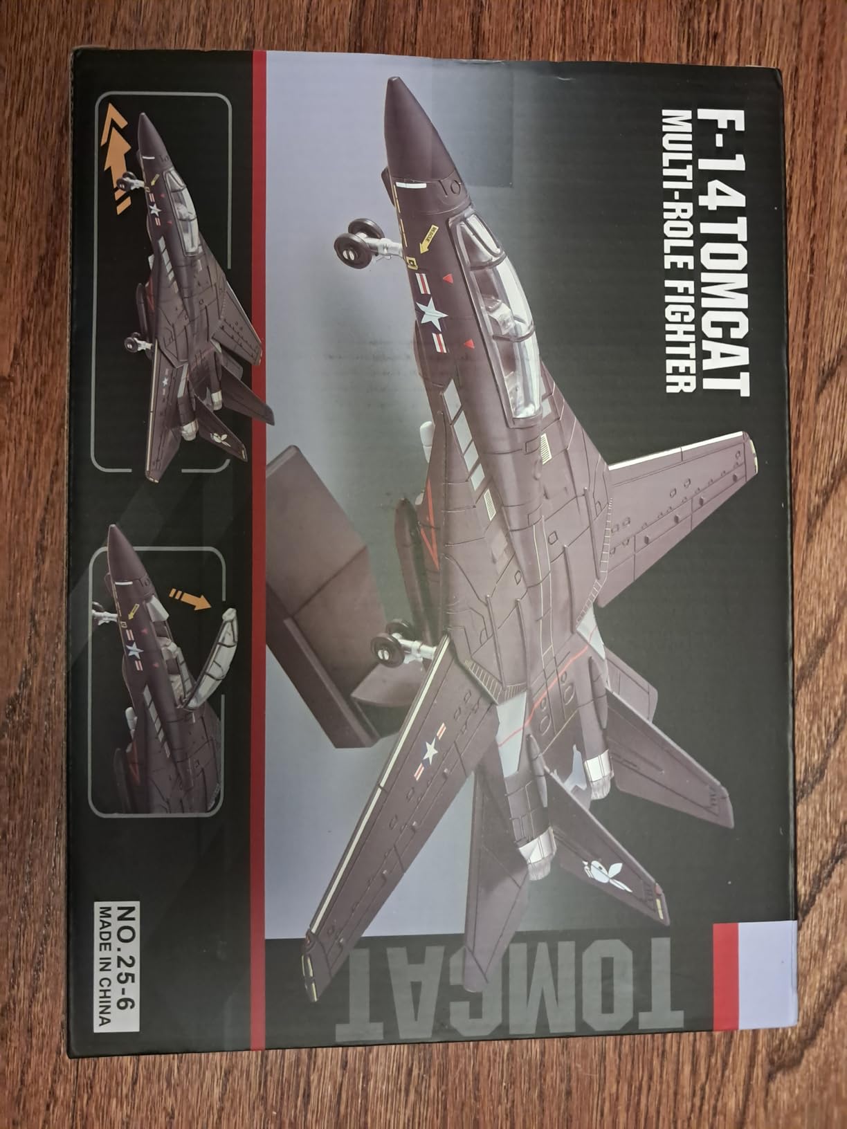 1/72 Scale F-14 Tomcat Model Fighter Jet - Highly Detailed Military Aircraft Display Model, Collectable Plane, for Aviation Enthusiasts and History Fans (Black) customer photo 1