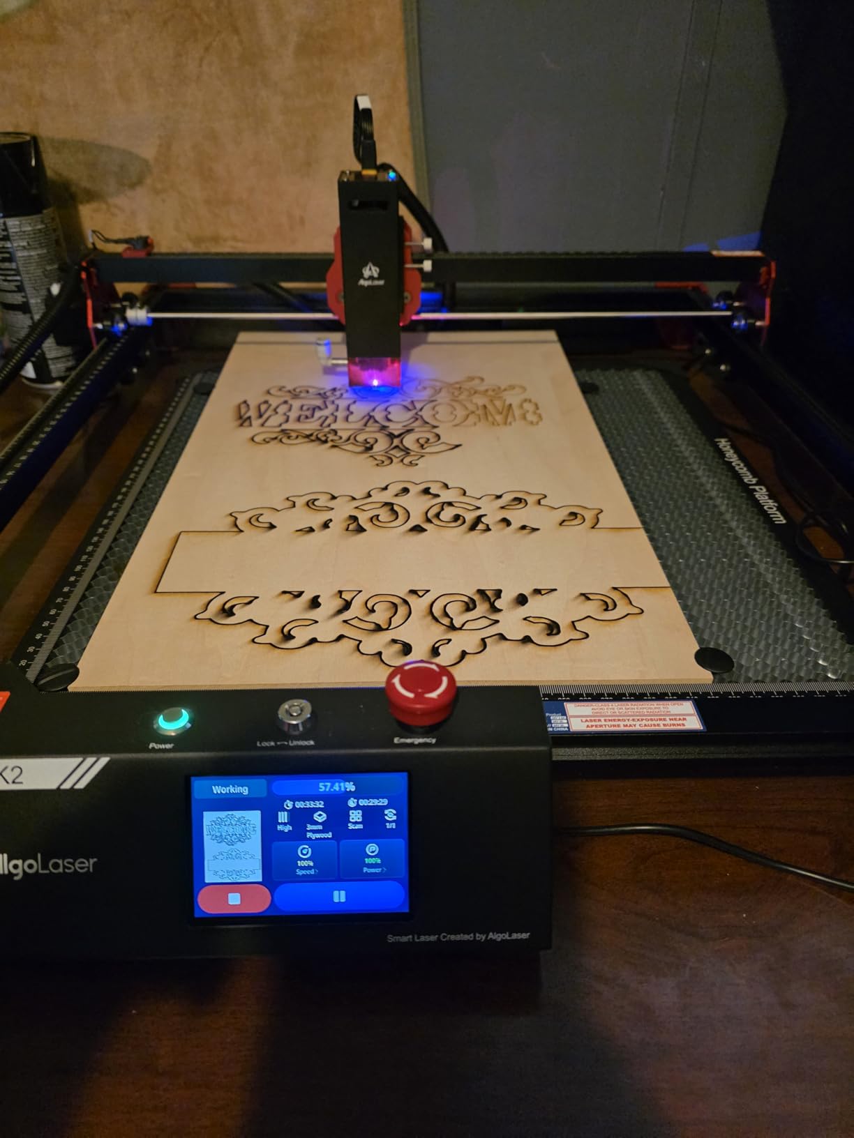 AlgoLaser 10W Laser Engraver Machine - Laser Engraver/Cutter with 3.5