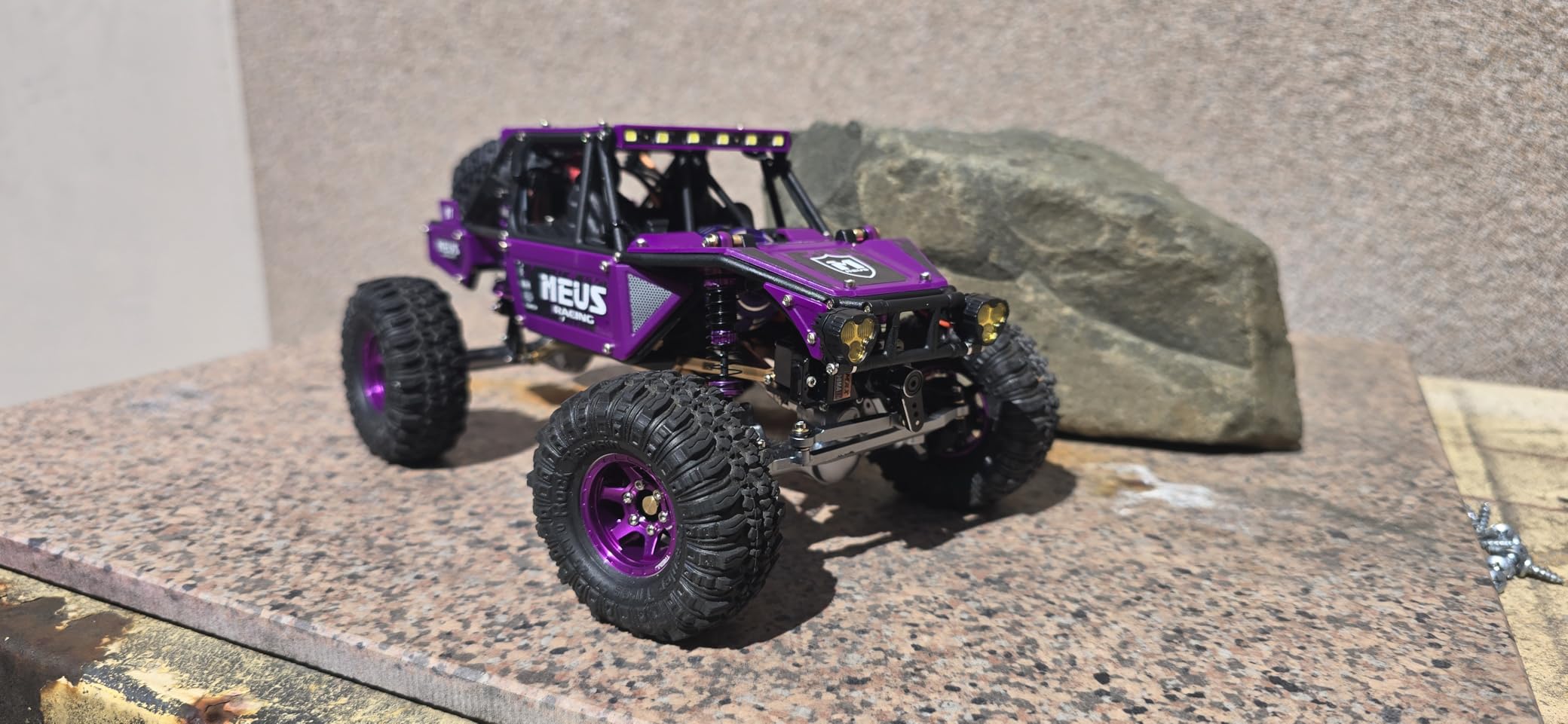 MEUS RACING Mantis24 Body with Roll Cage for Axial 1/24 SCX24 RC Crawler (White) customer photo 1