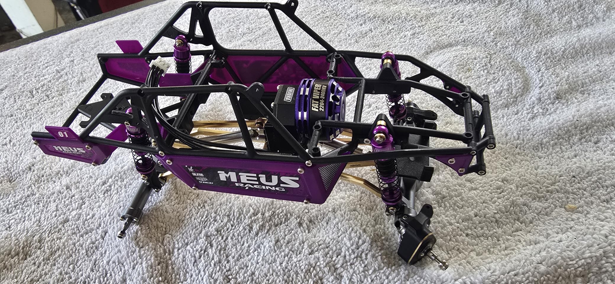 MEUS RACING Mantis24 Body with Roll Cage for Axial 1/24 SCX24 RC Crawler (White) customer photo 2